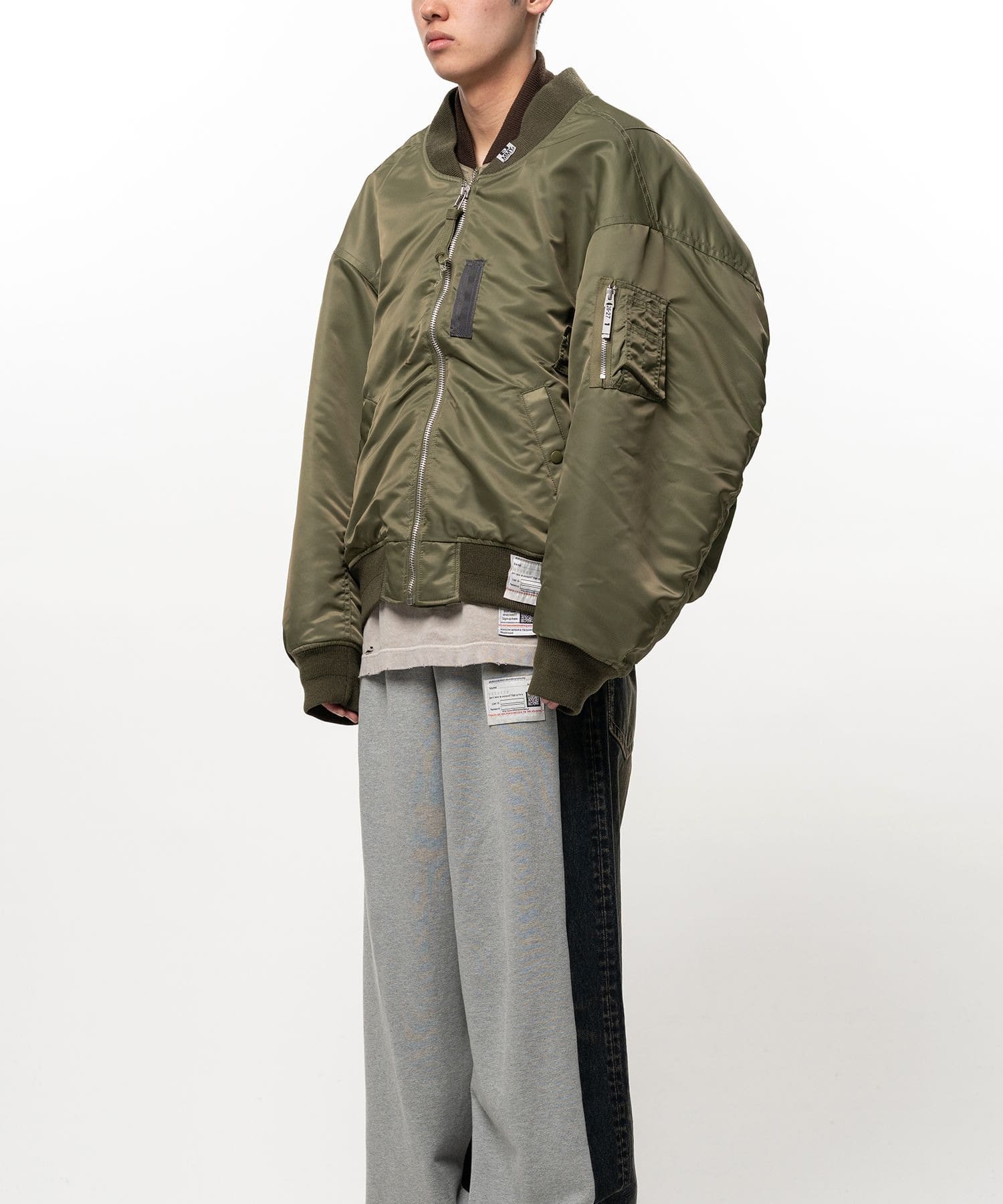 LAYERED BOMBER JACKET Maison MIHARA YASUHIRO