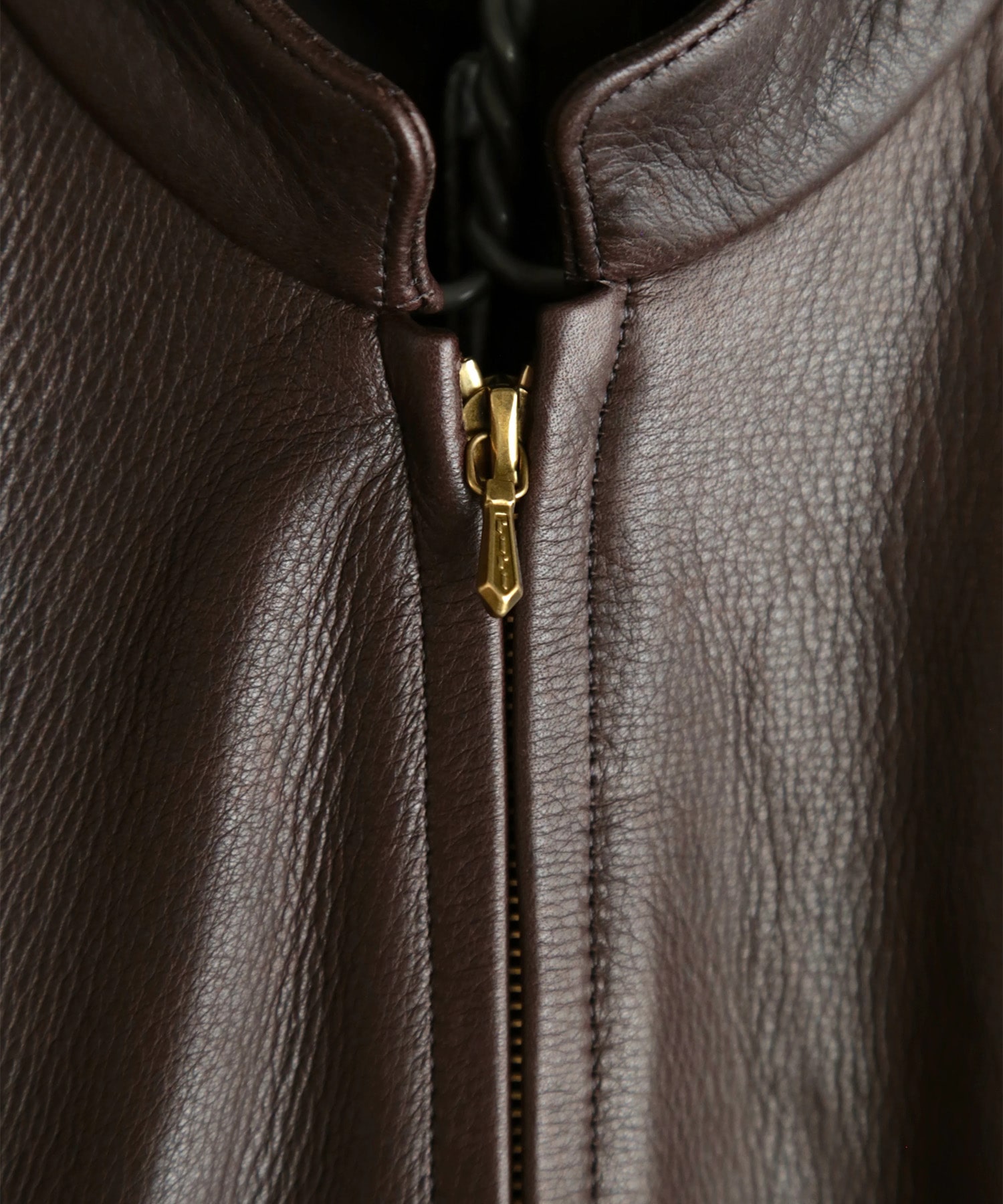 Steer Leather Racer Jacket blurhms