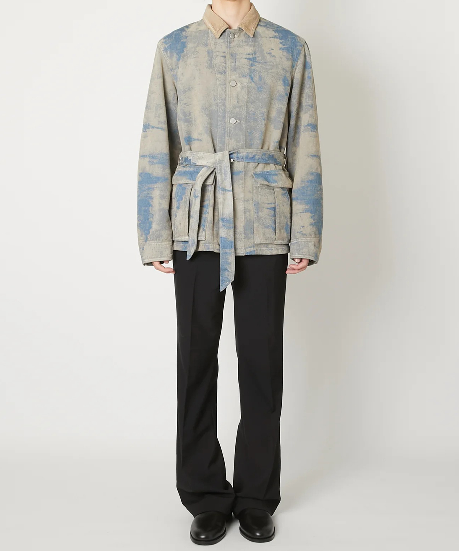 MOLE JACQUARD DENIM BLOUSON TAAKK
