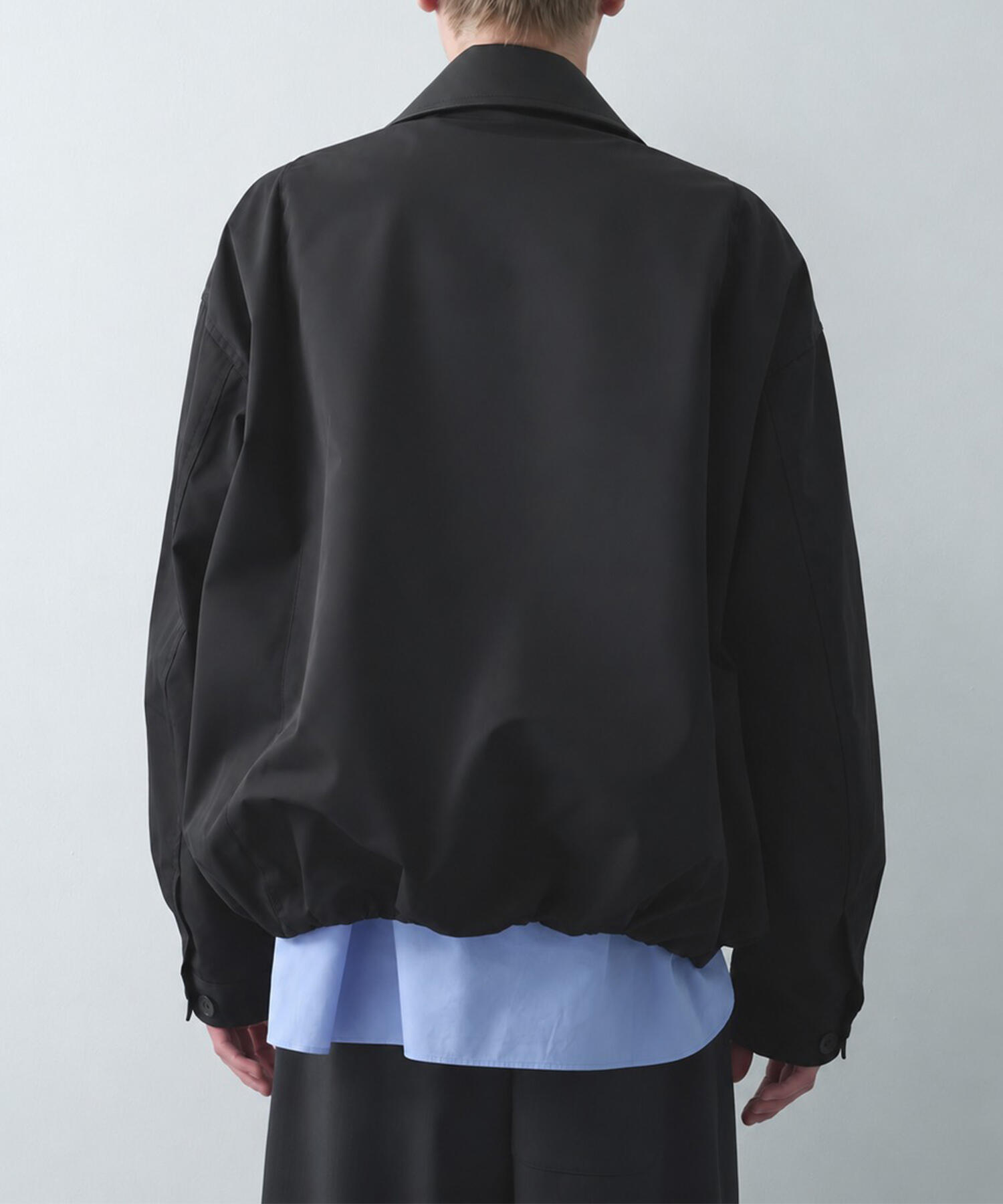 Leather collar Balloon Blouson STUDIOUS