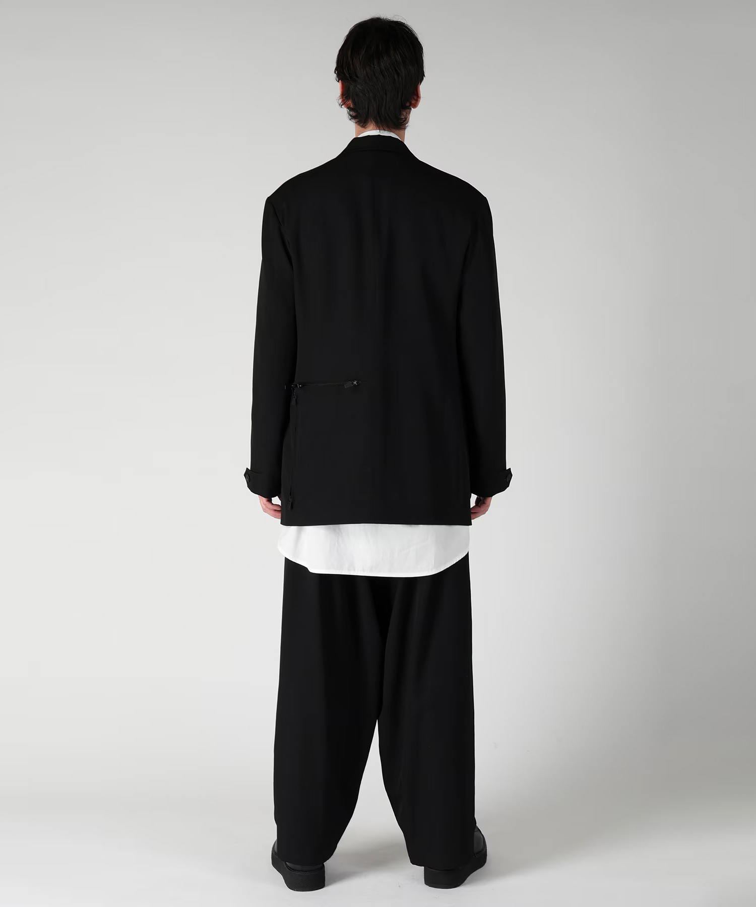 NOTCH GABARDINE JACKET Yohji Yamamoto