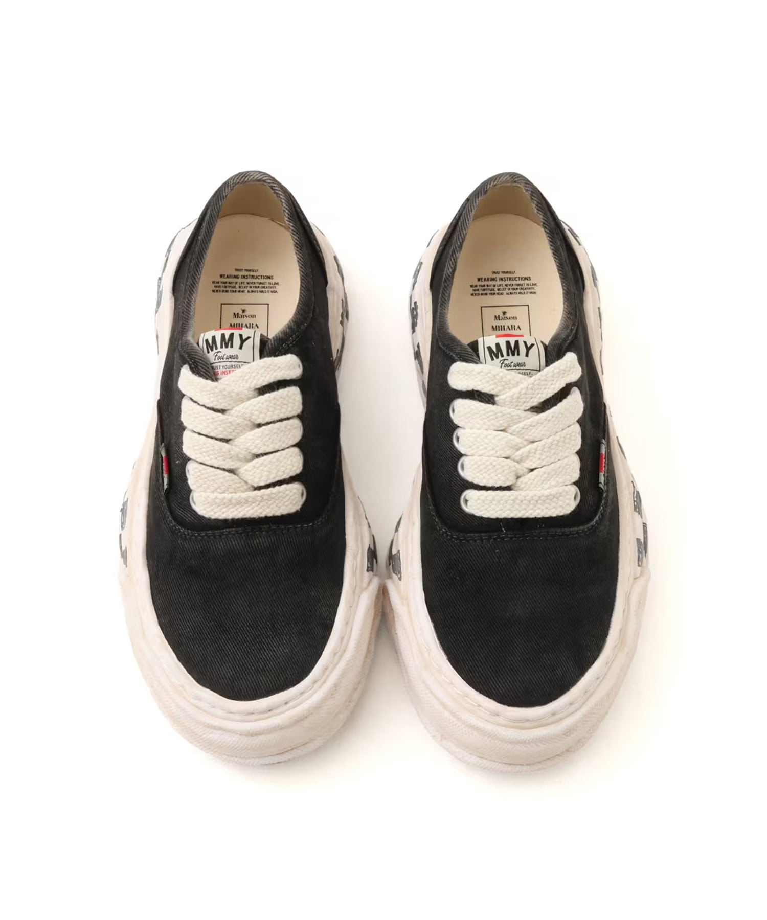 BAKER26 GRAFFITI SOLE LOW-TOP SNEAKERS Maison MIHARA YASUHIRO