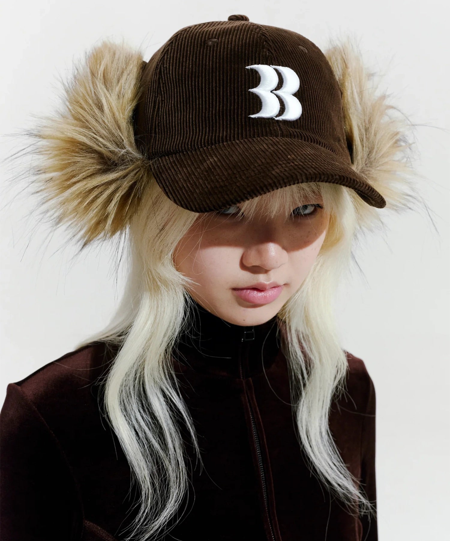 Corduroy BB Logo Flight Cap BASICKS
