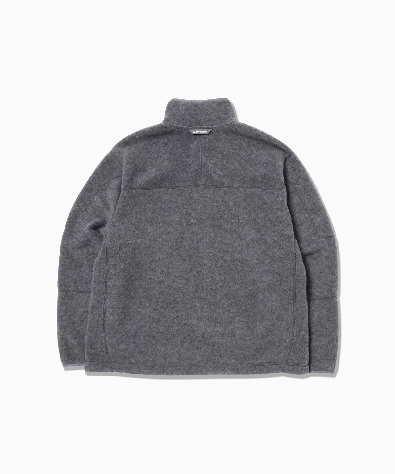 wool fleece pullover and wander