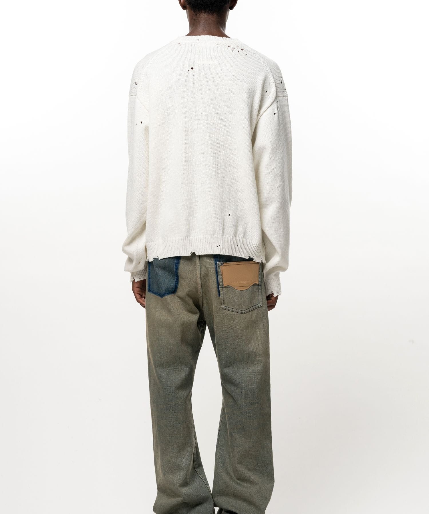 LETTERED KNIT PULLOVER Maison MIHARA YASUHIRO