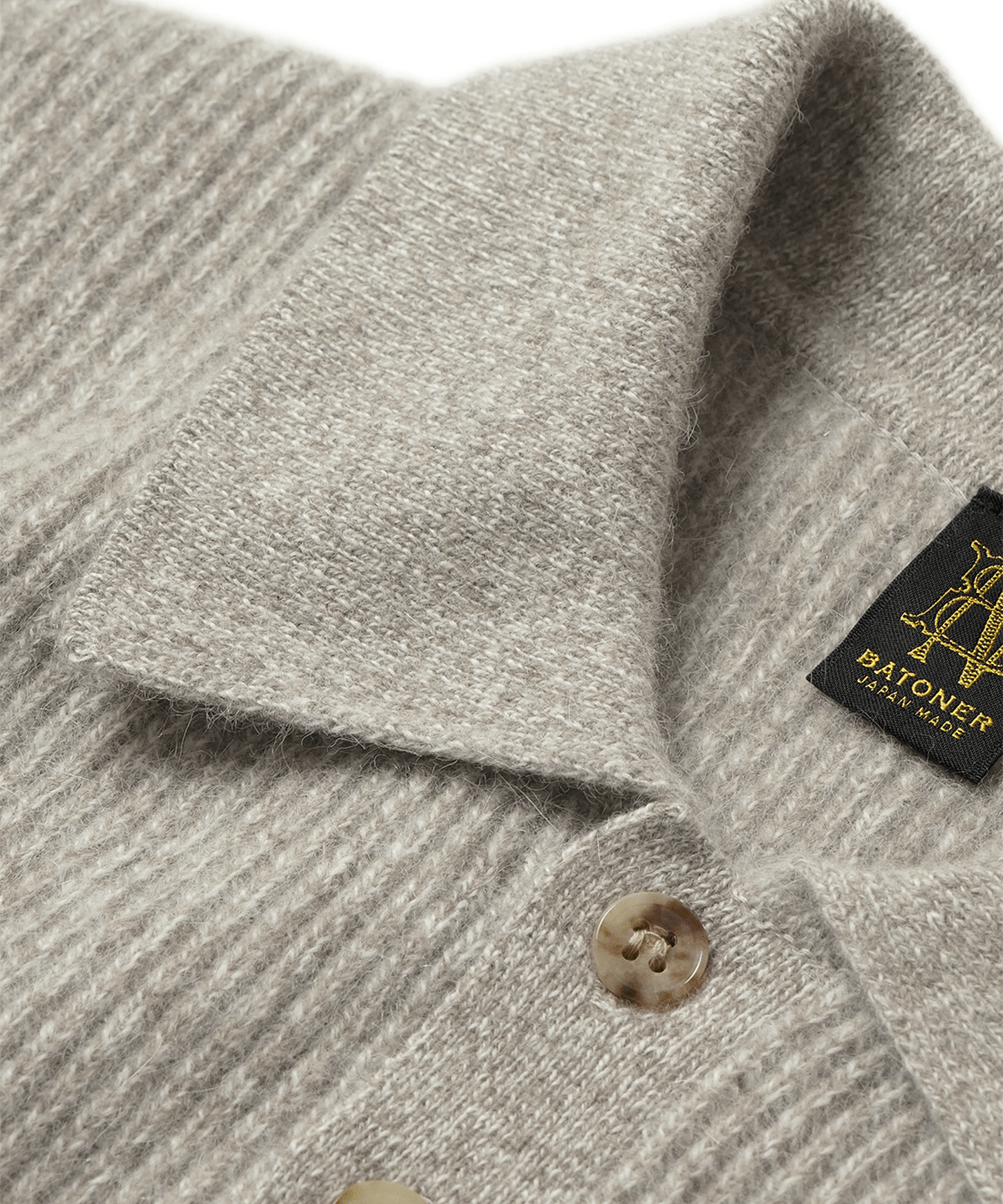 CASHMERE FOX POLO BATONER