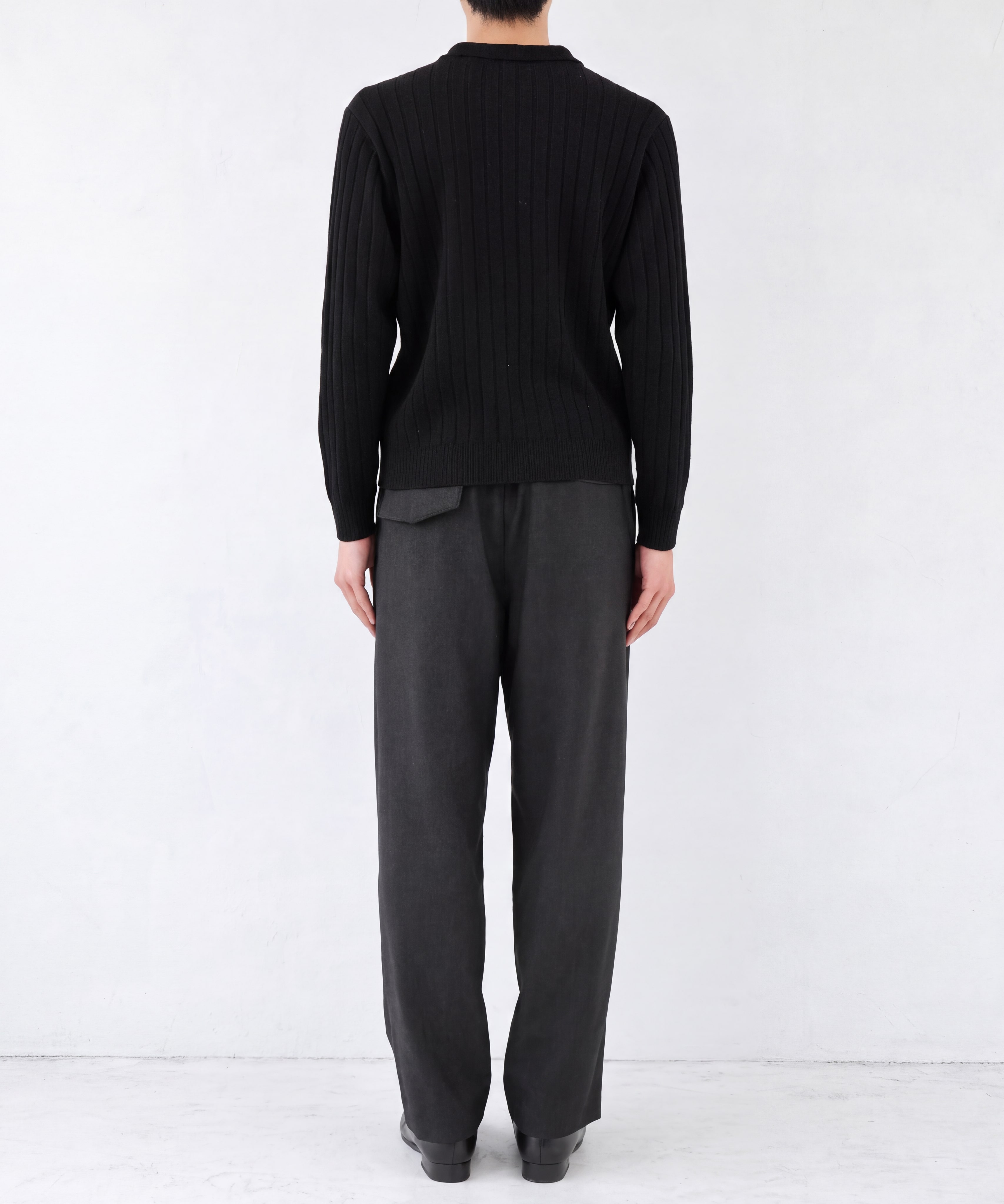 別注　Wide Rib SkipperCollar Knit Pullover CULLNI