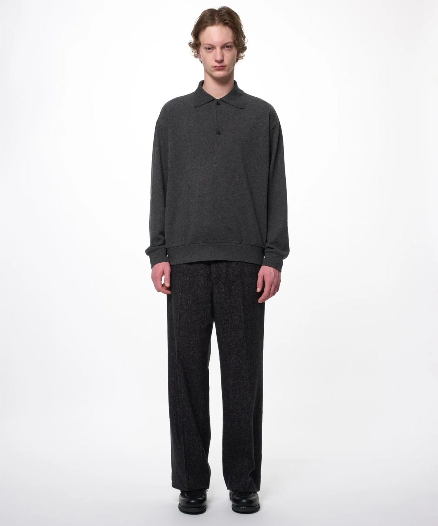 SINGLE PLEAT WIDE TROUSERS MARKAWARE/marka