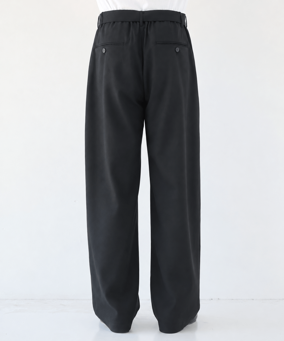 Belted Barrel Slacks STUDIOUS