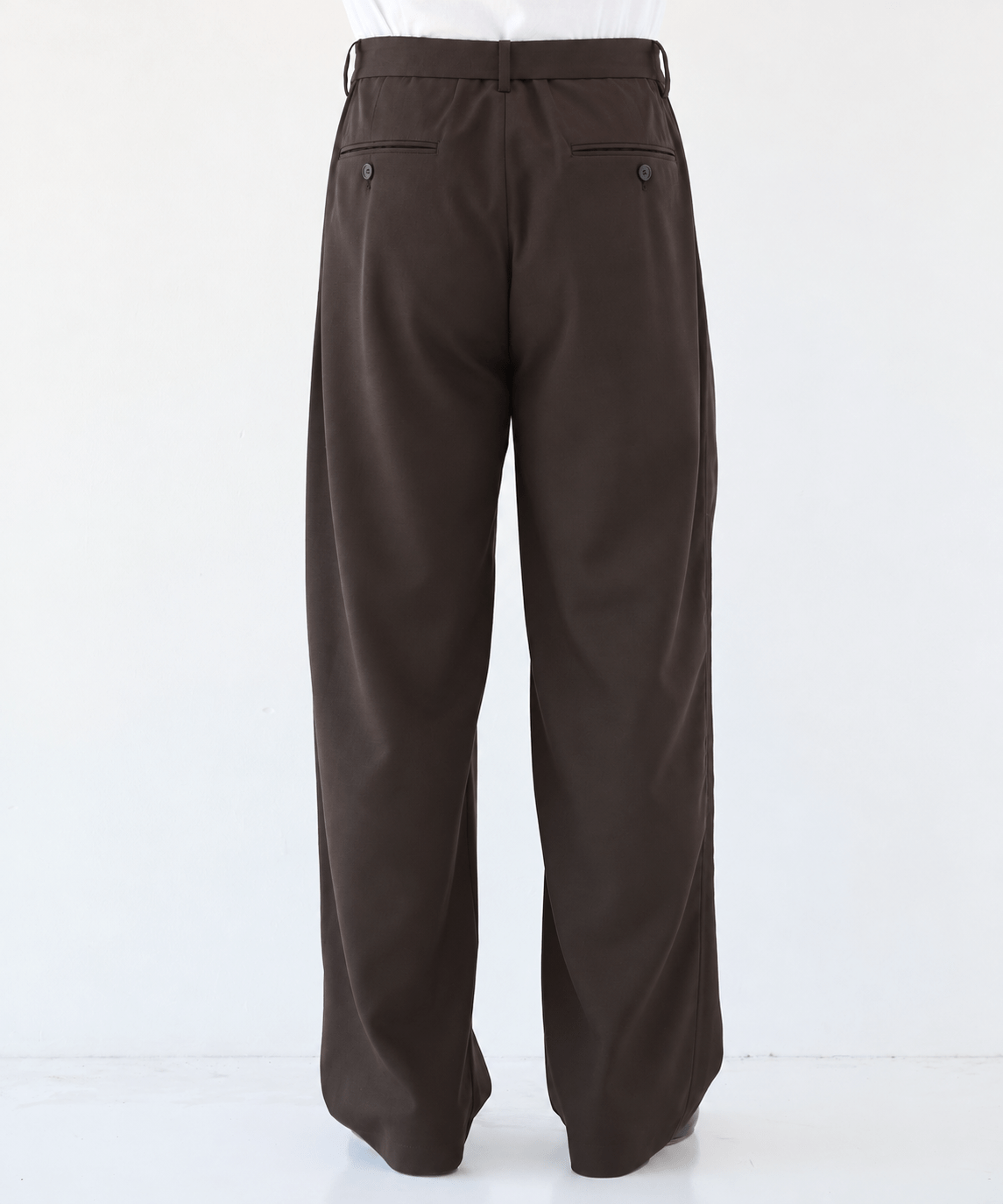Belted Barrel Slacks STUDIOUS