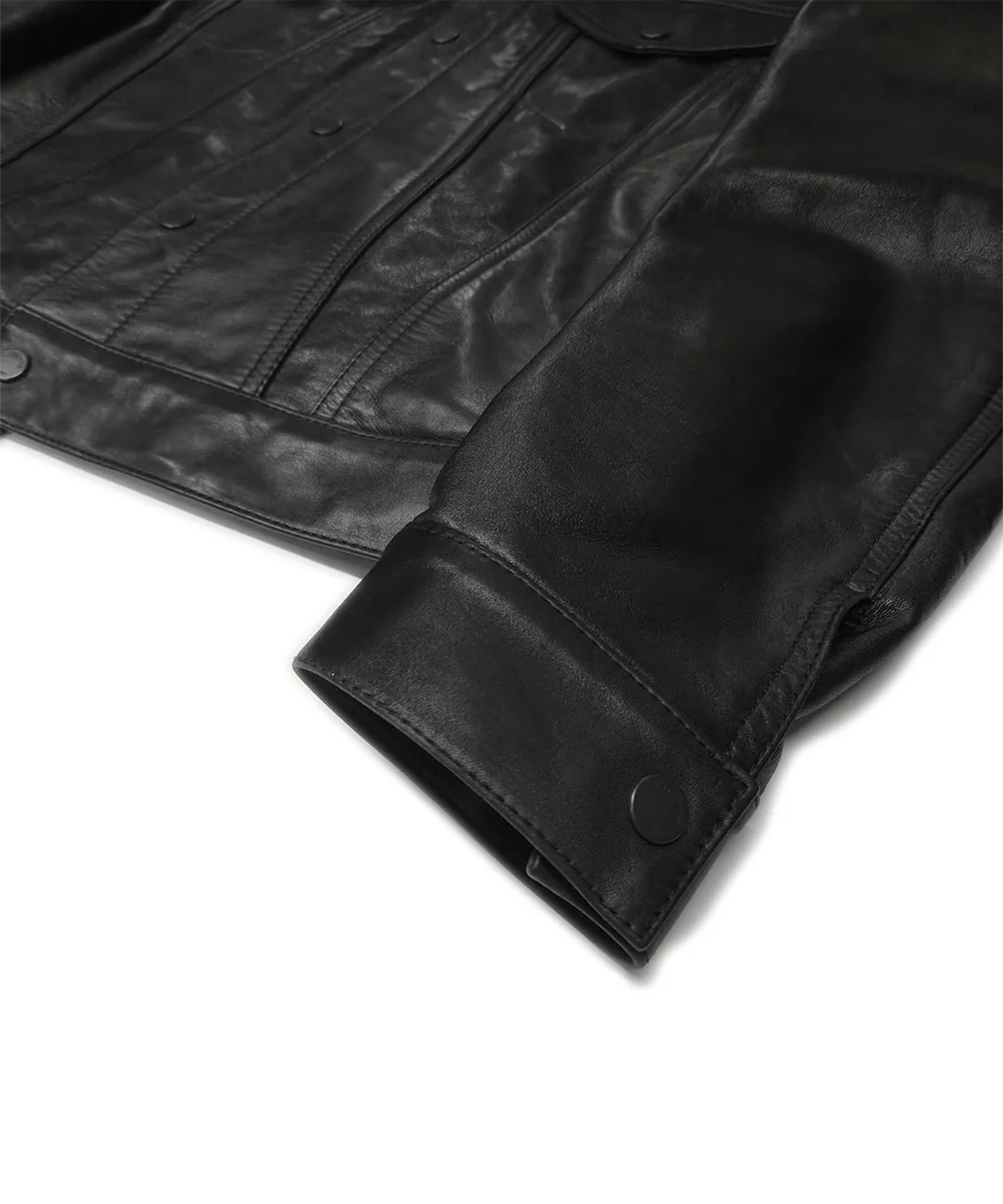 3RD JACKET-Black Luxe- A LEATHER