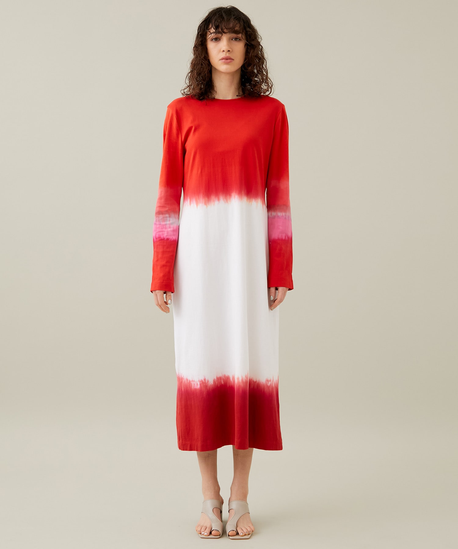 Shibori Tie-Dyed Cotton Jersey Dress