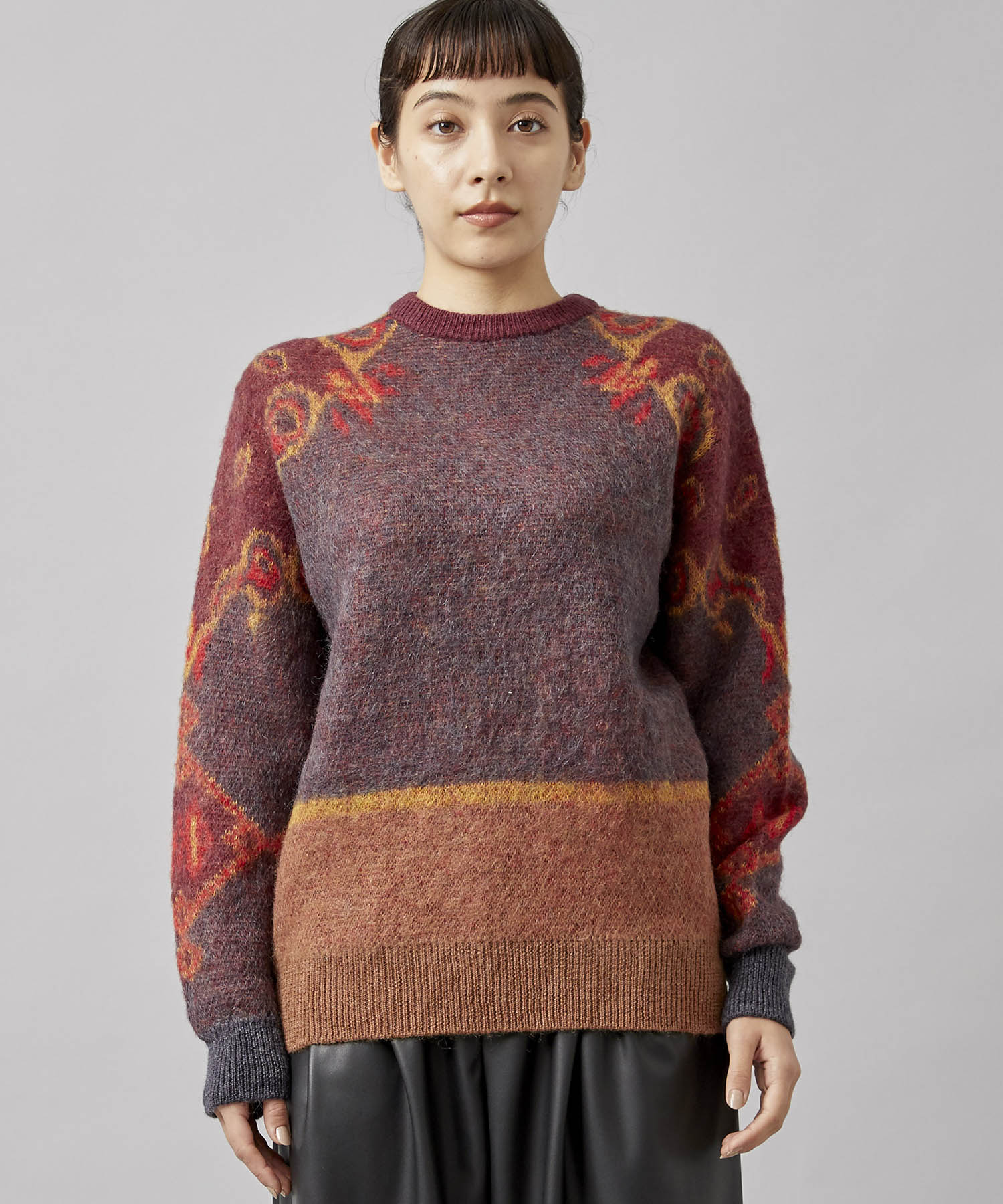 トランプ前米大統領 【美品】TOGA pulla JACQUARD KNIT PULLOVER | rufelrevestimentos.com.br