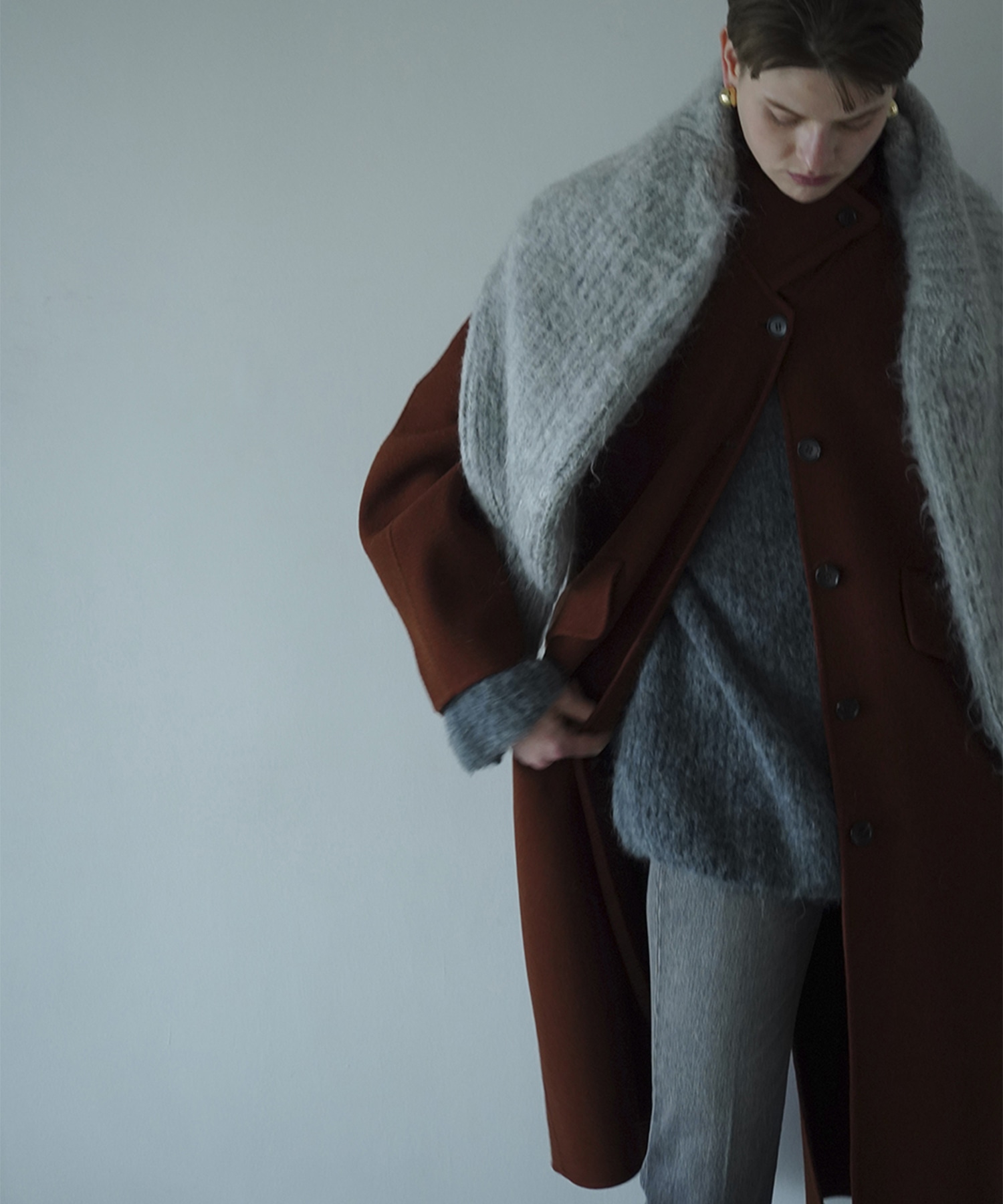 CLANE ARCH SLEEVE REVER COAT