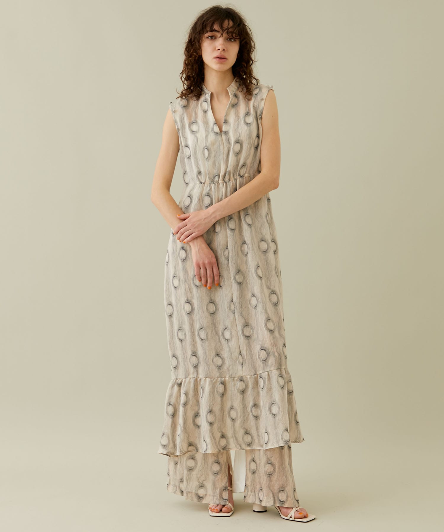 Moon jacquard 2way dress(1 IVORY): Lautashi: WOMENS｜ STUDIOUS