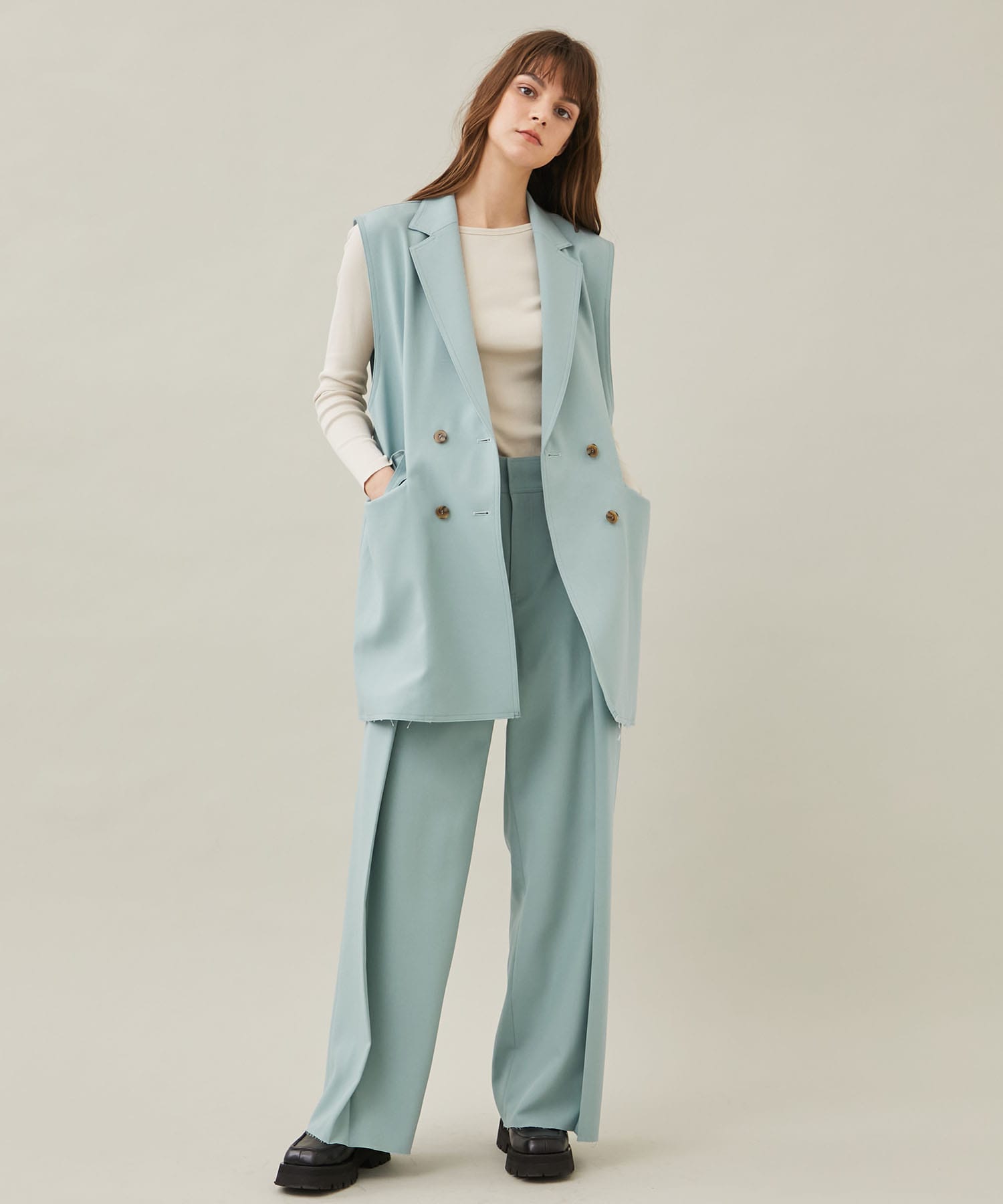 タックワイドパンツ MATURED