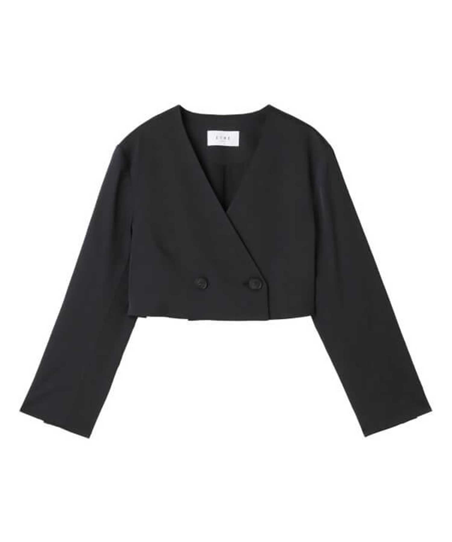 ノーカラークロップドジャケット ETRE TOKYO