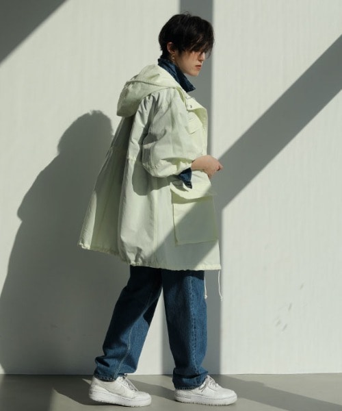 コットンナイロンマウンテンパーカー(S IVORY): ETRE TOKYO: WOMENS