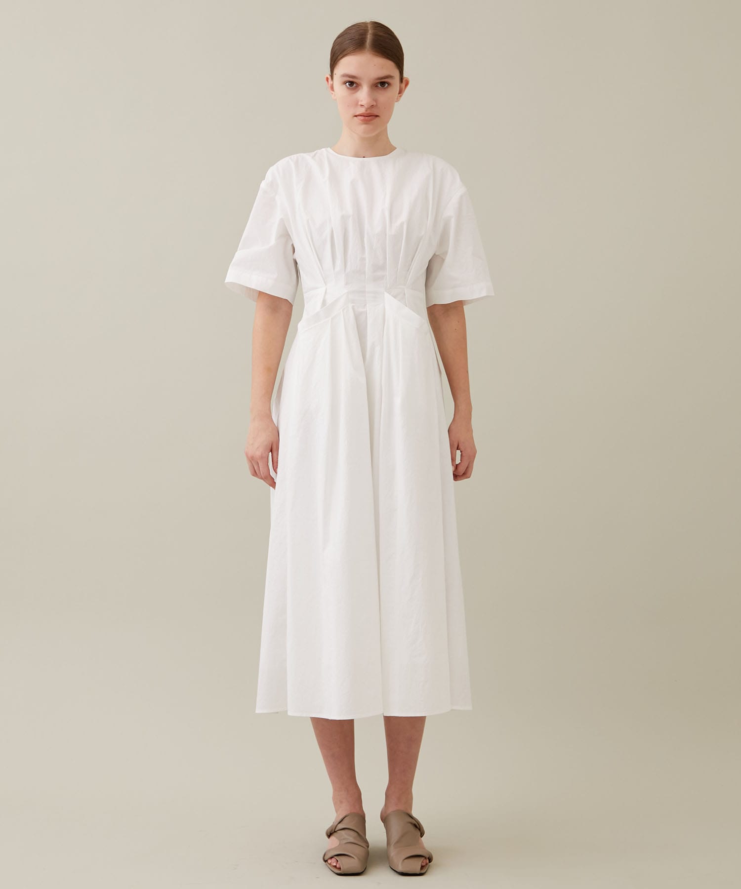Adele assembled tex dress WH AKIRANAKA