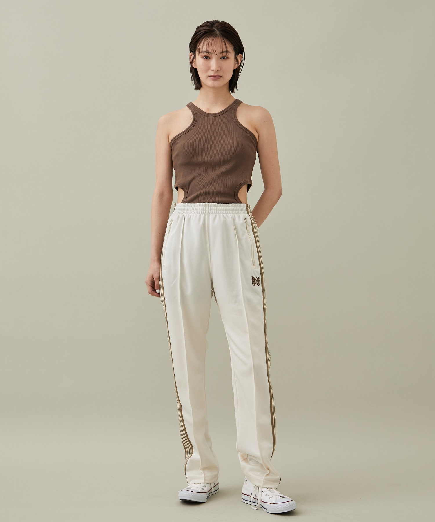 別注〉Track Pant NARROW(XS IVORY): Needles: WOMENS｜ STUDIOUS ...