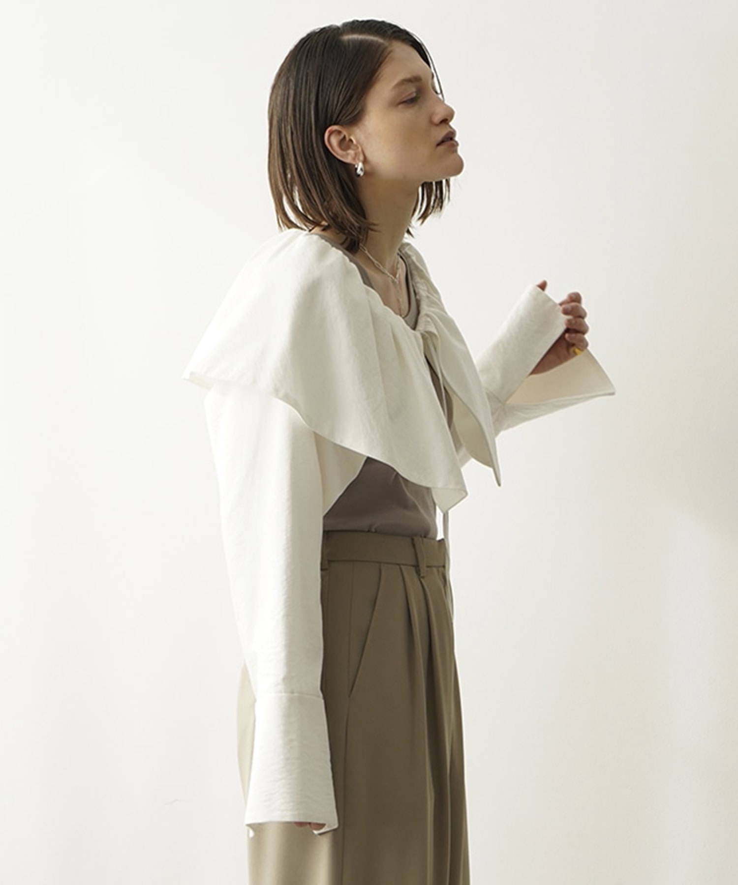 2WAY FRILL BOLERO(1 WHITE): CLANE: WOMENS｜ STUDIOUS ONLINE公式