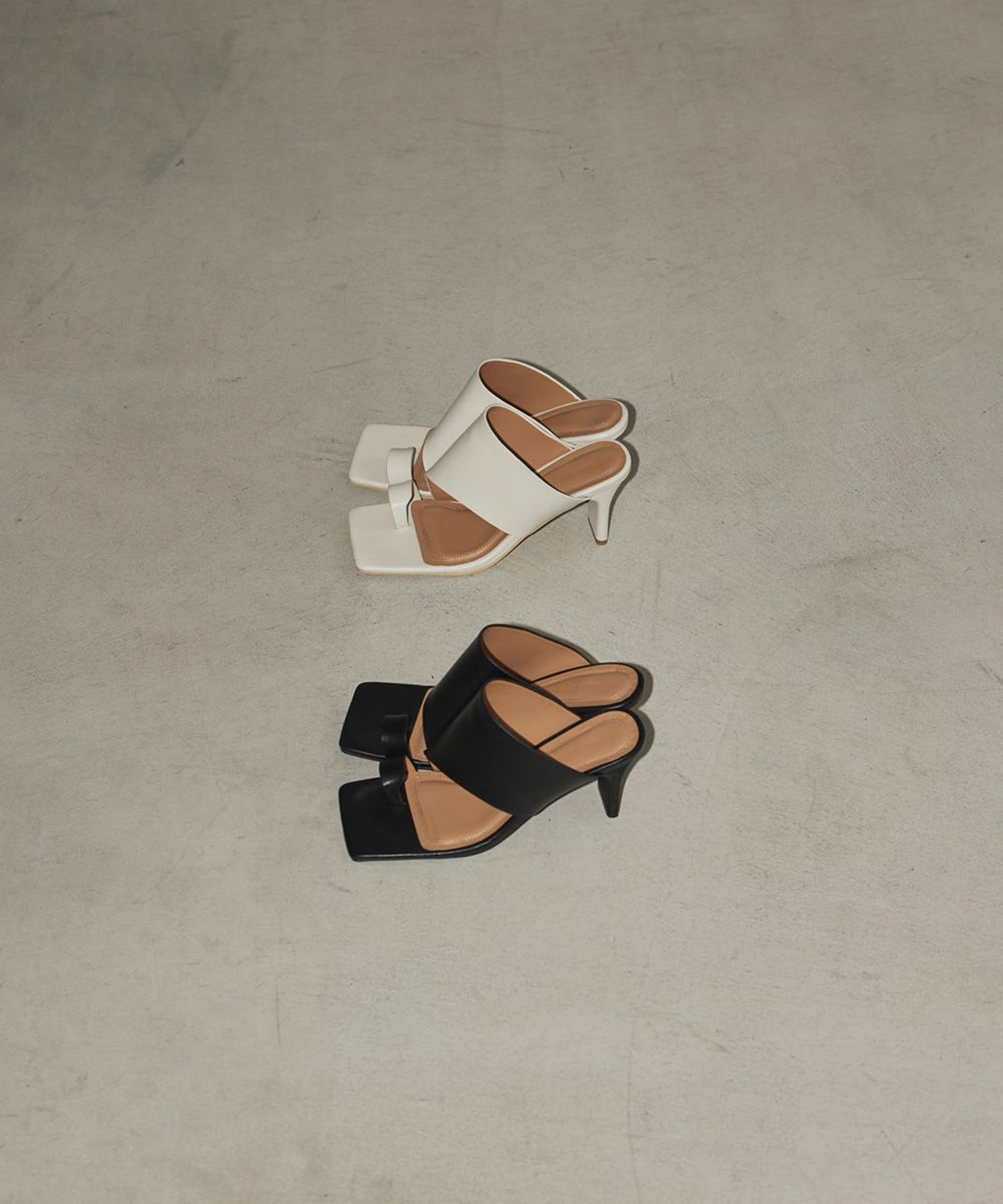 Squaretoe Leather Sandals
