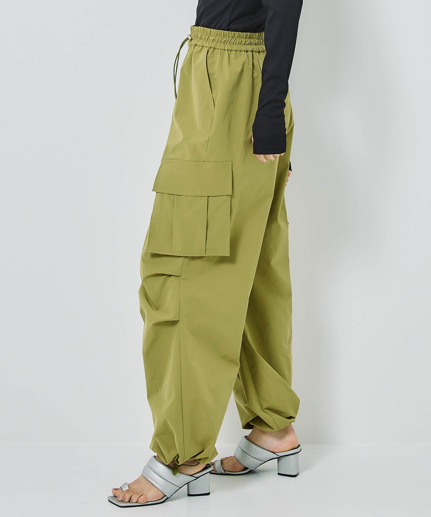 Drawstring Parachute Pants STUDIOUS