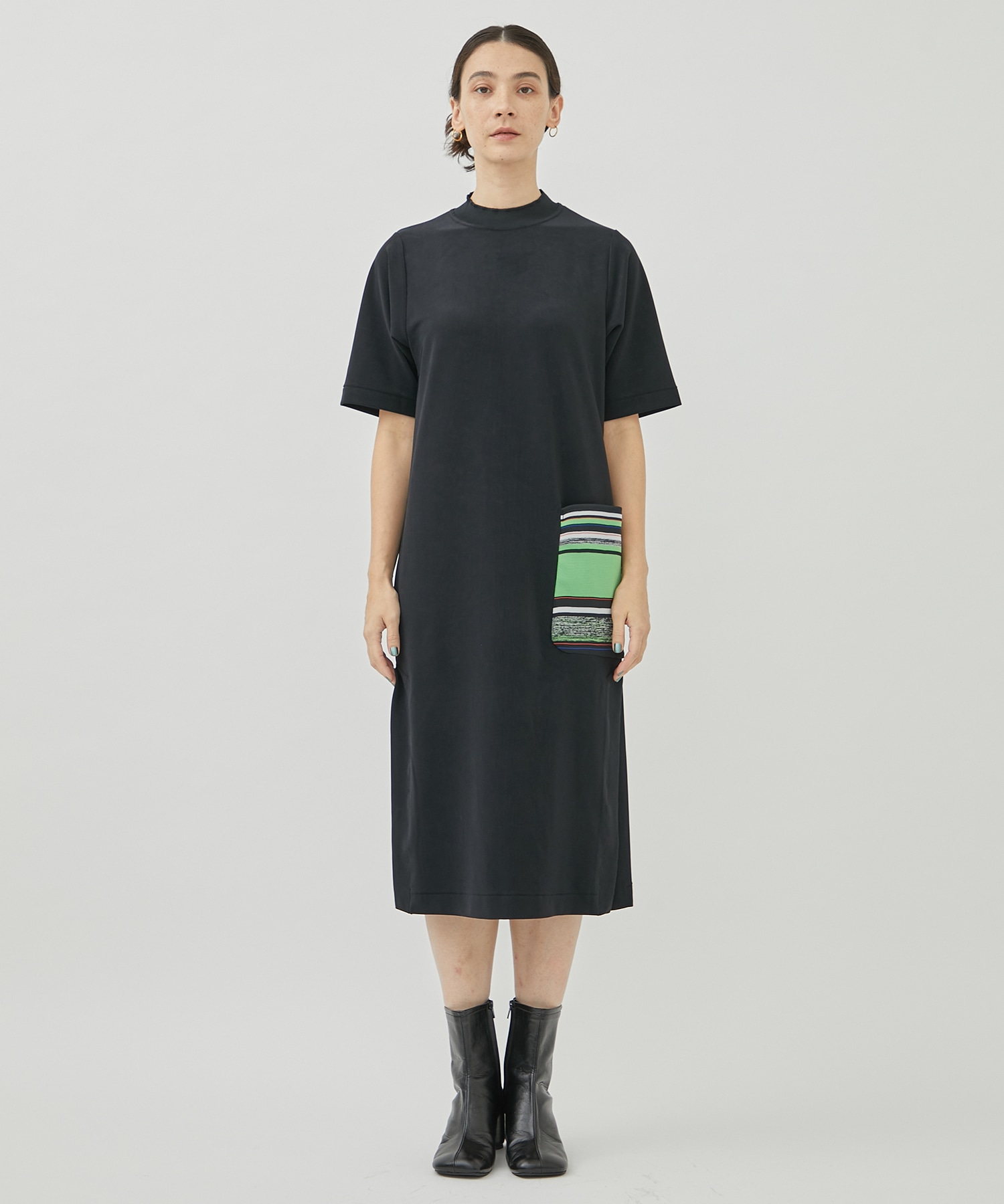 TOGA PULLA トーガプルラ Pique Jersey Dress