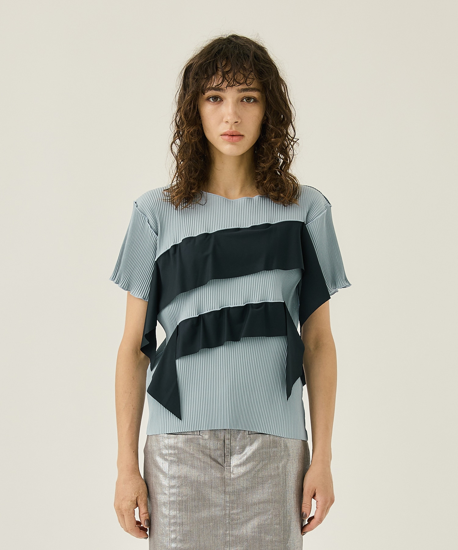 Todo wave short sleeve top(FREE GREY): kotohayokozawa: WOMENS