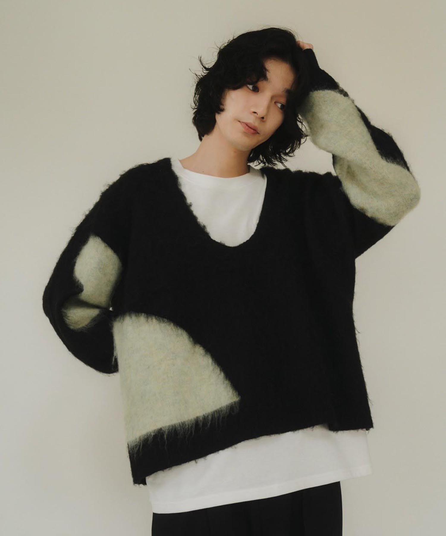 momo様】Knuth Marf Uneck knit pullover-