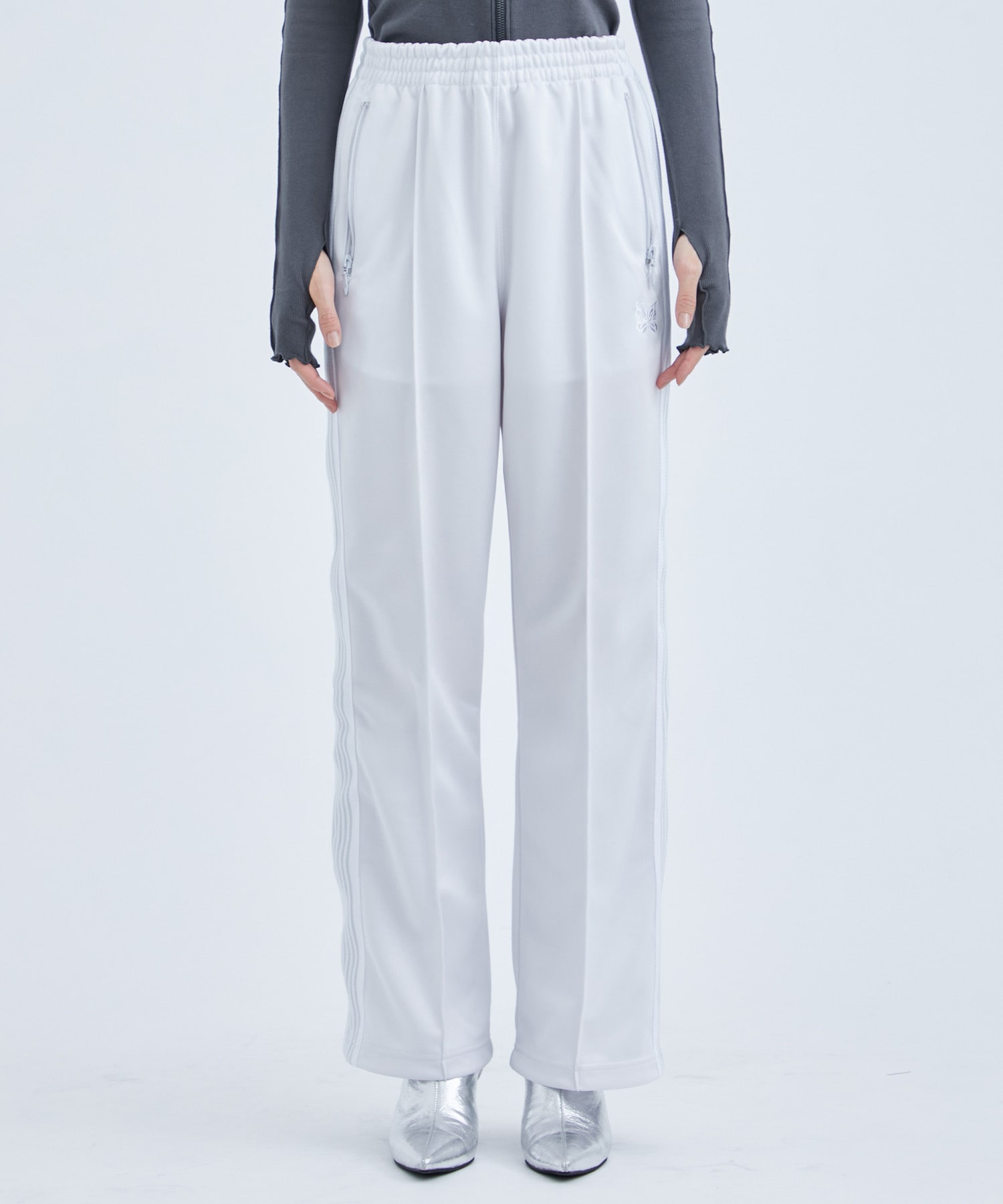 別注Track Pant STRAIGHT(XS LIGHT GREY): Needles: WOMENS｜ STUDIOUS ...