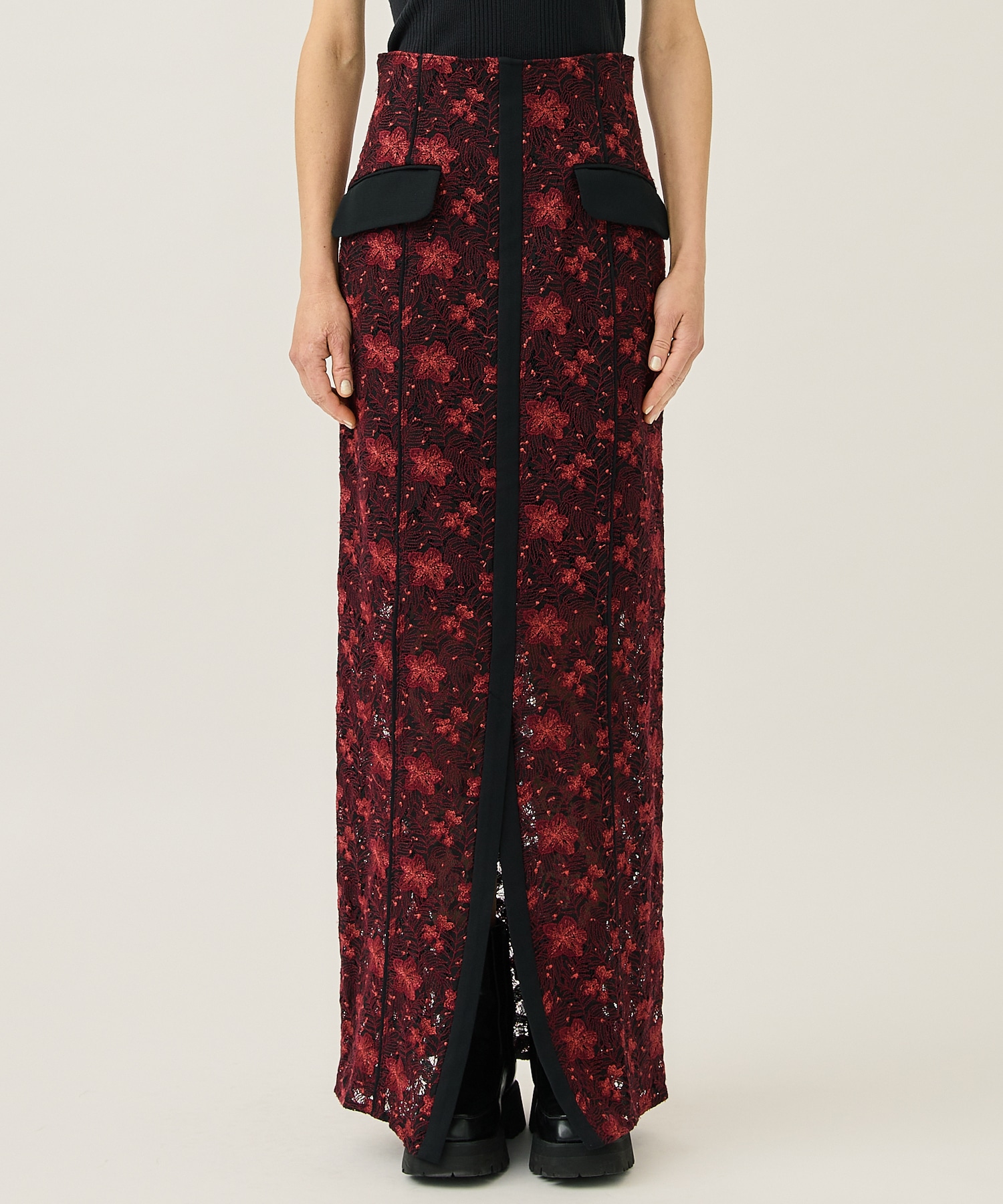 Embroidery Lace Skirt EBONY