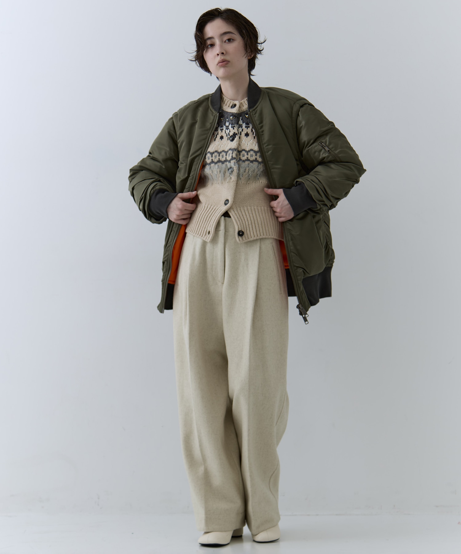 Padded Bomber Jacket STUDIOUS