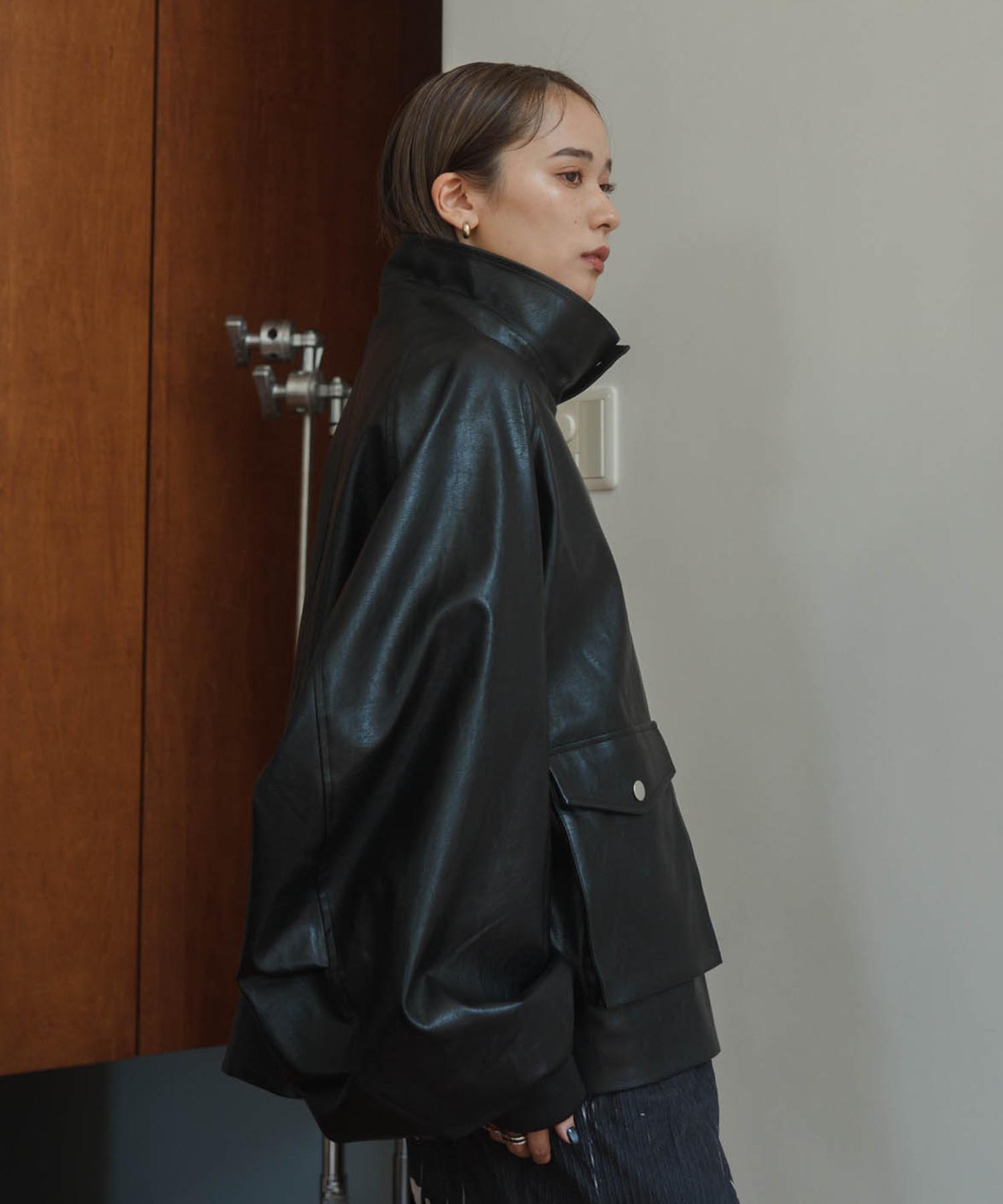 round sleeve flight jacket(FREE BLACK): KnuthMarf: WOMENS