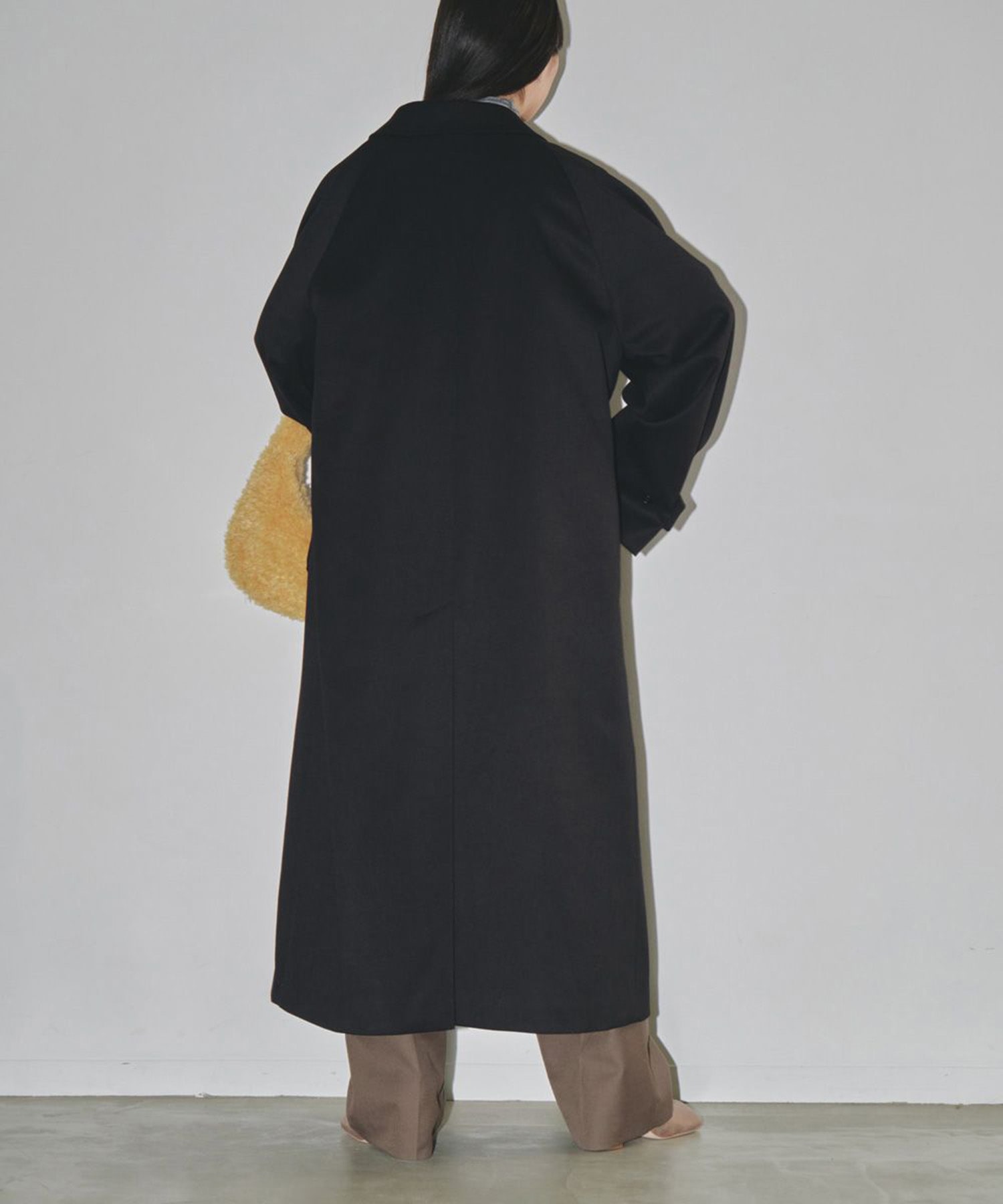 TODAYFULアウター【TODAYFUL】Raglan Twill Coat BLACK