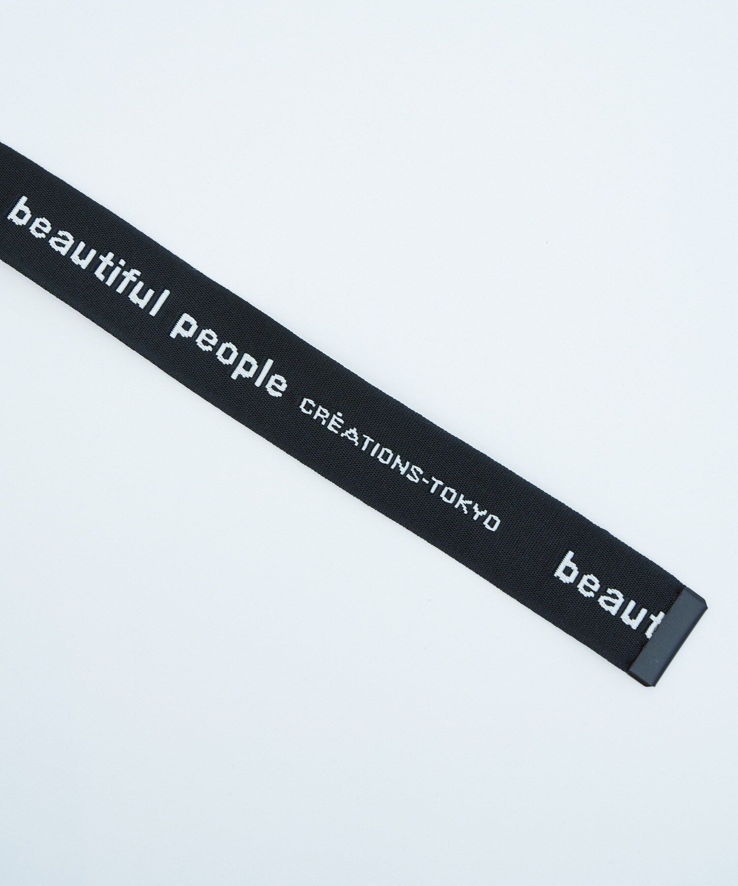 logo buckle belt in jacquard beautiful people