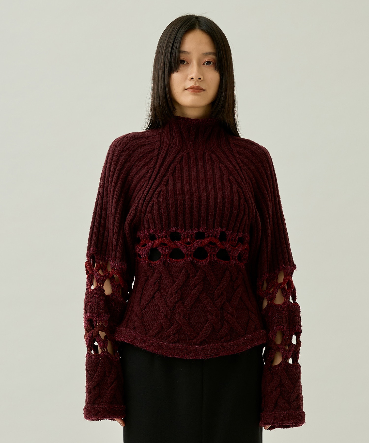 knitted pullover(ikkuna/suzuki takayuki)