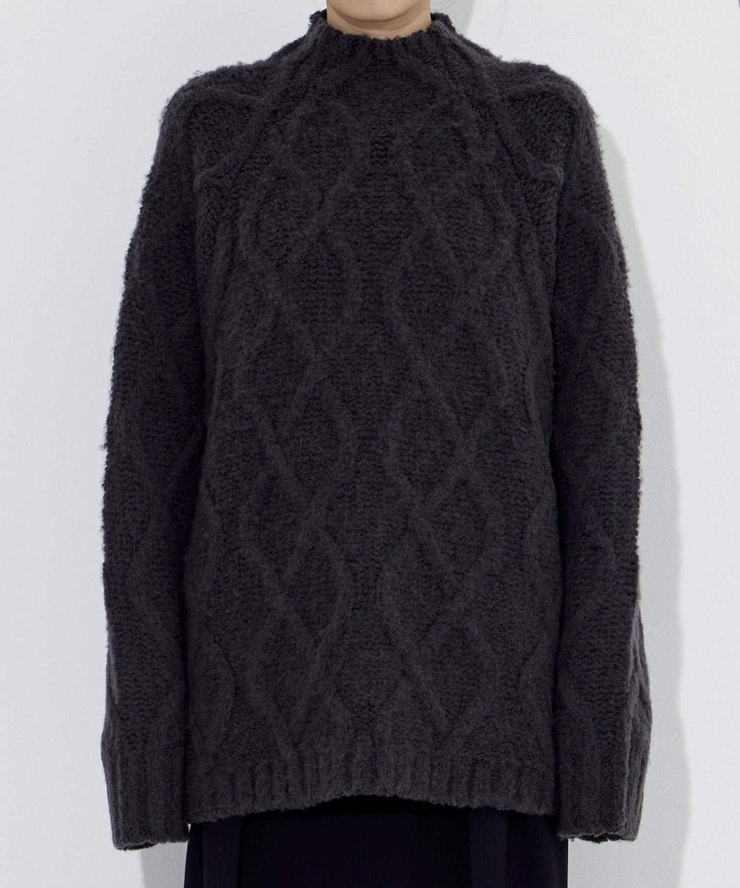 Shadow Cable Knit Top STUDIOUS