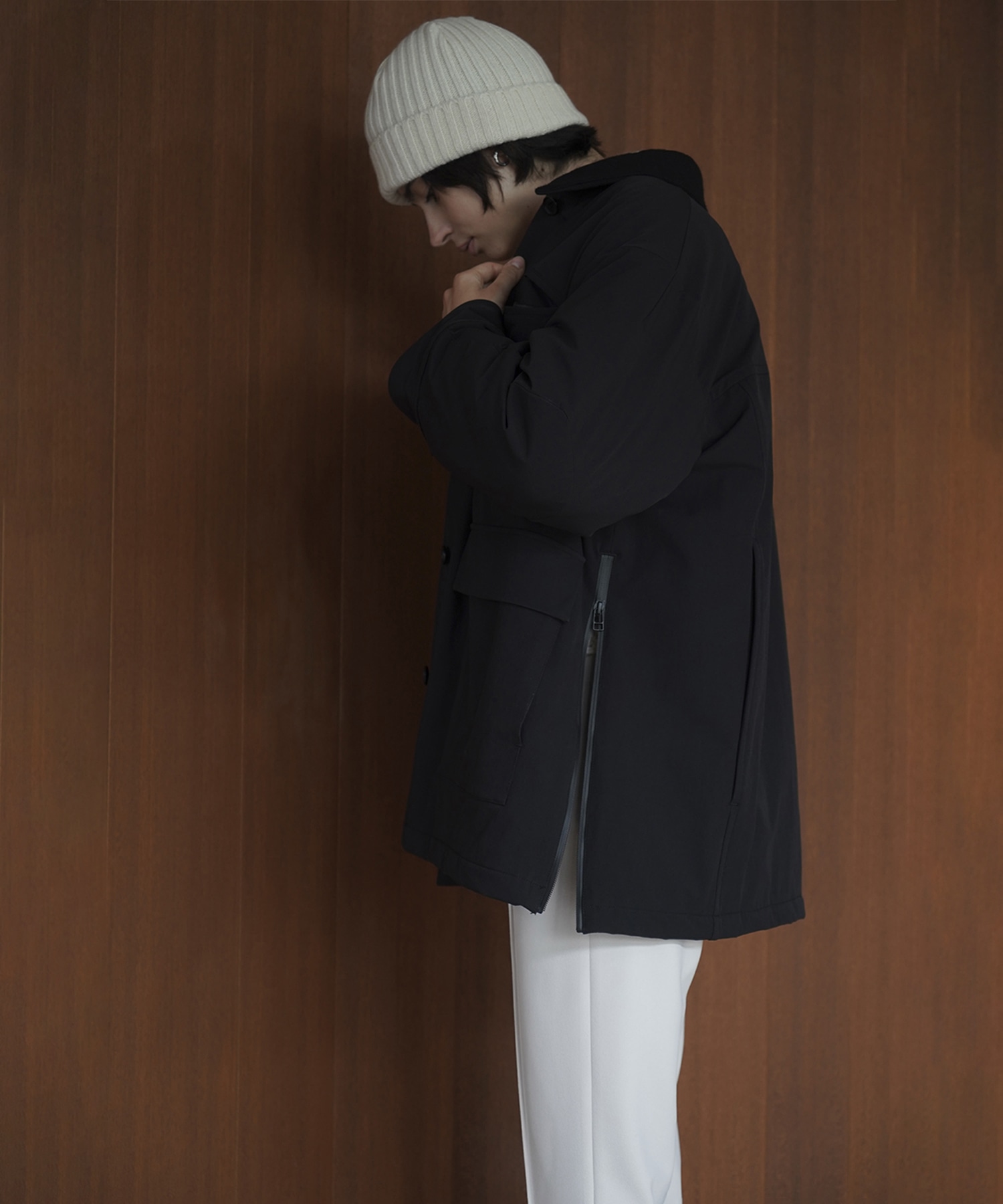 OVER QUILTING HUNTING JACKET CLANE