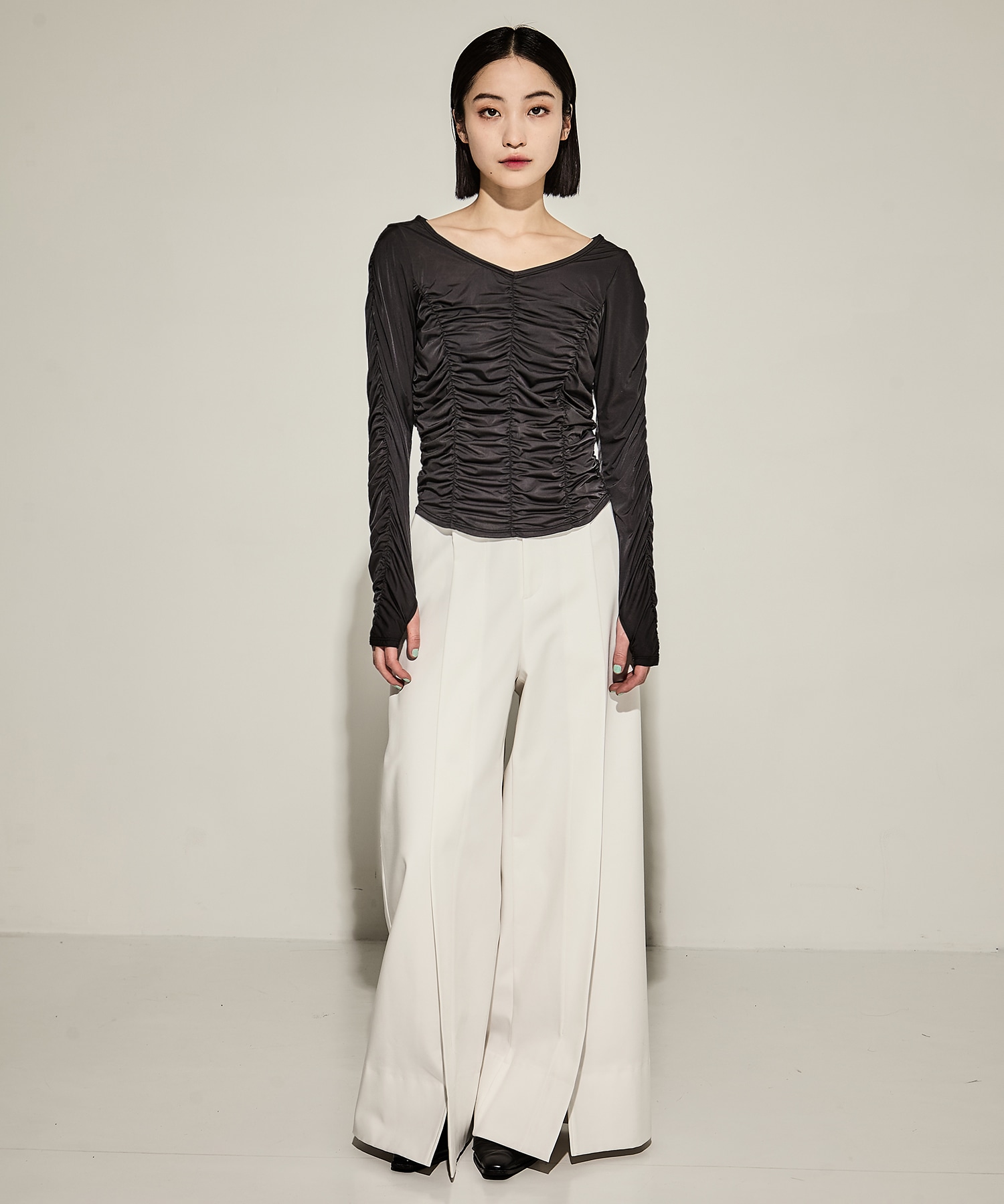 Gathered Skin Top STUDIOUS