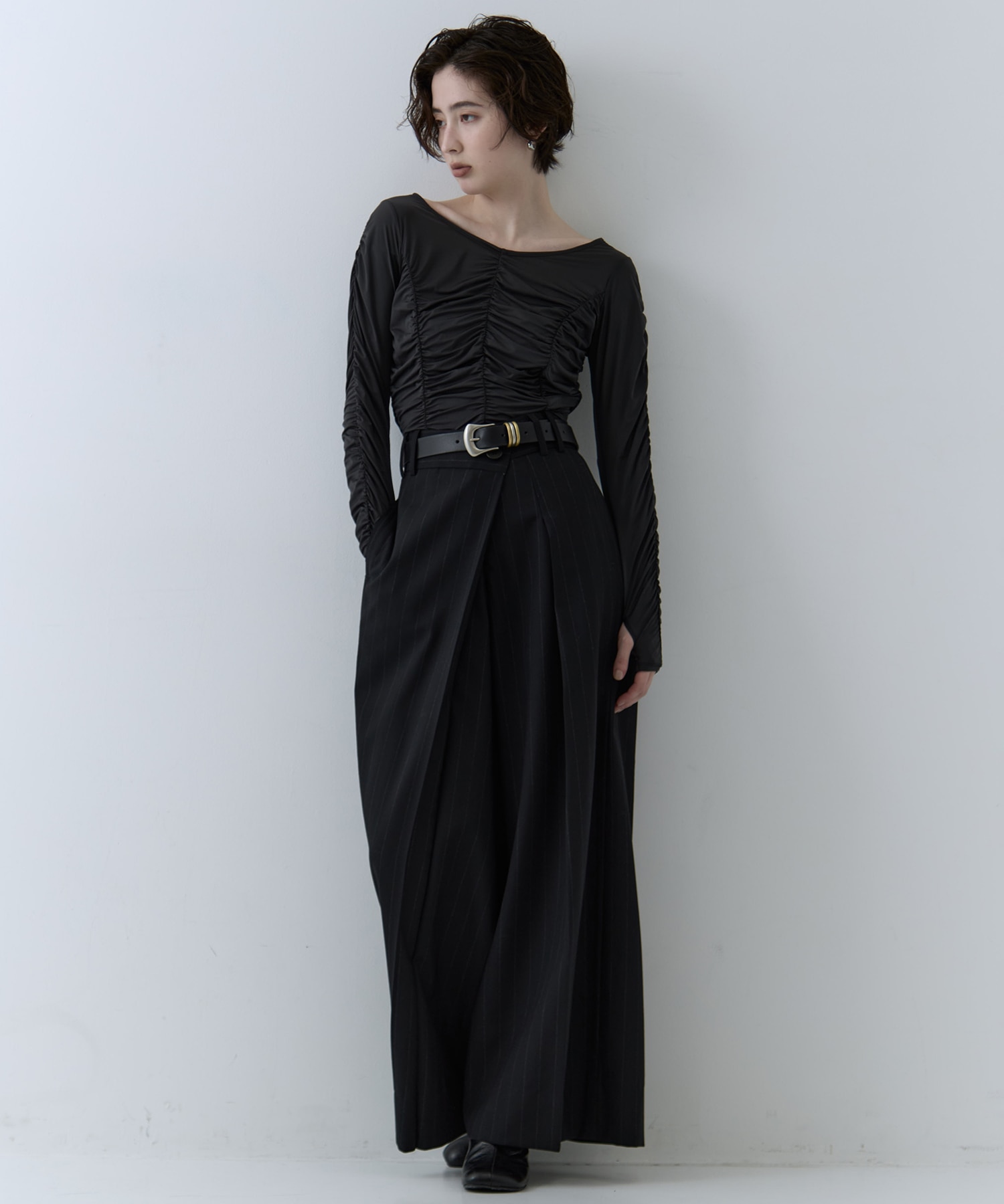 Gathered Skin Top STUDIOUS