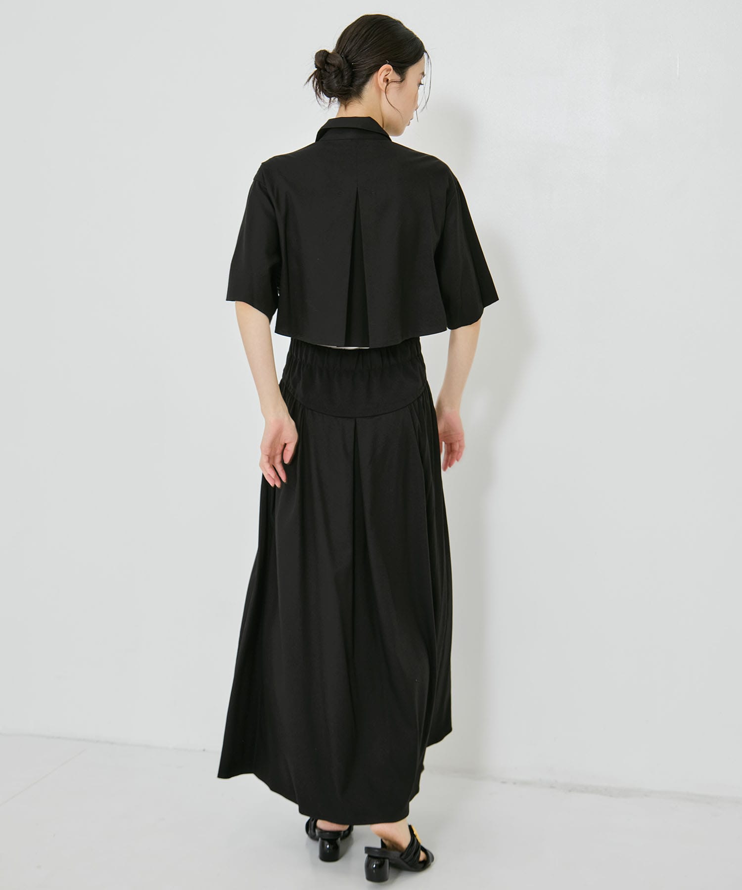 Corset Detail Shirt Dress STUDIOUS