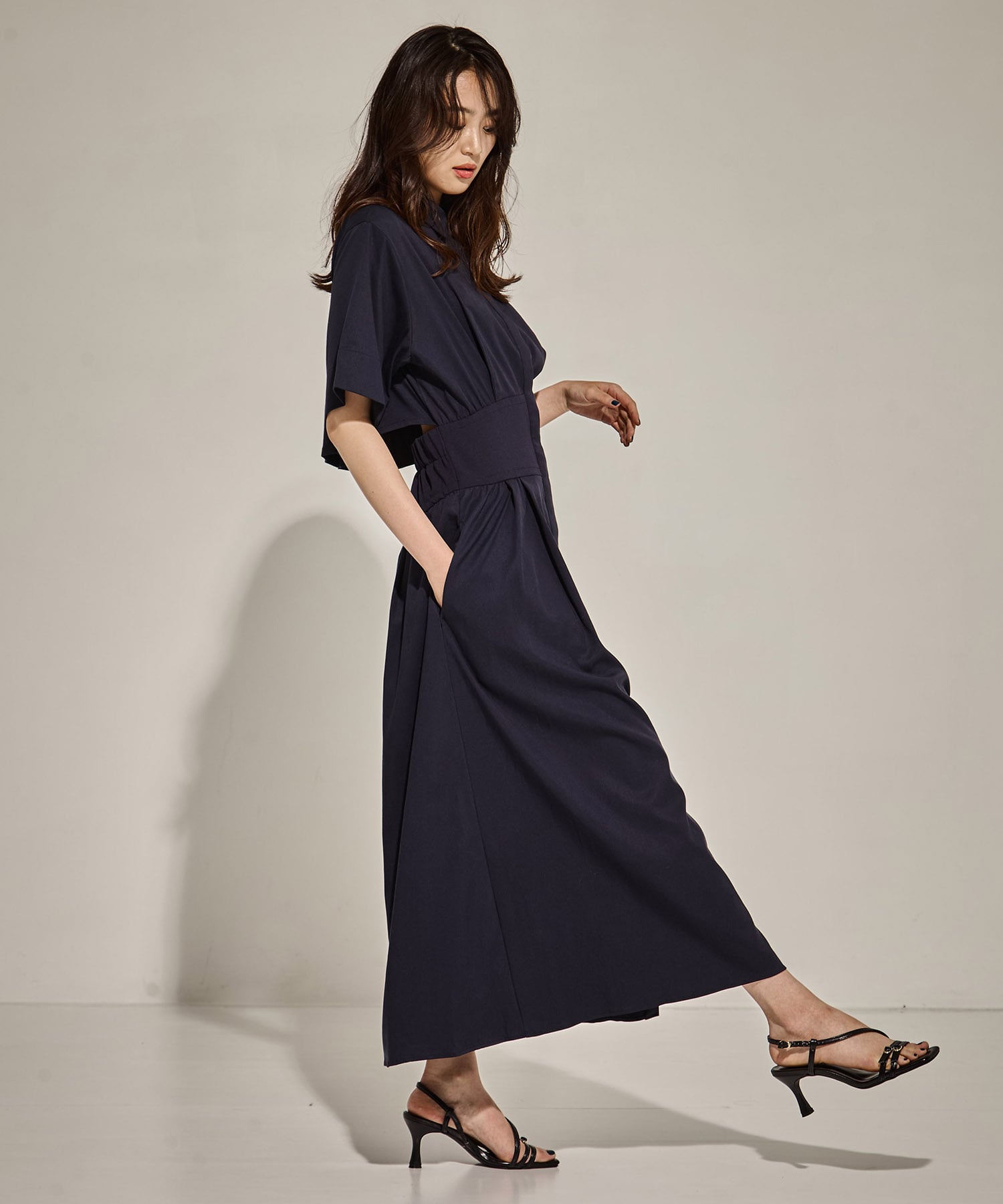 Corset Detail Shirt Dress STUDIOUS