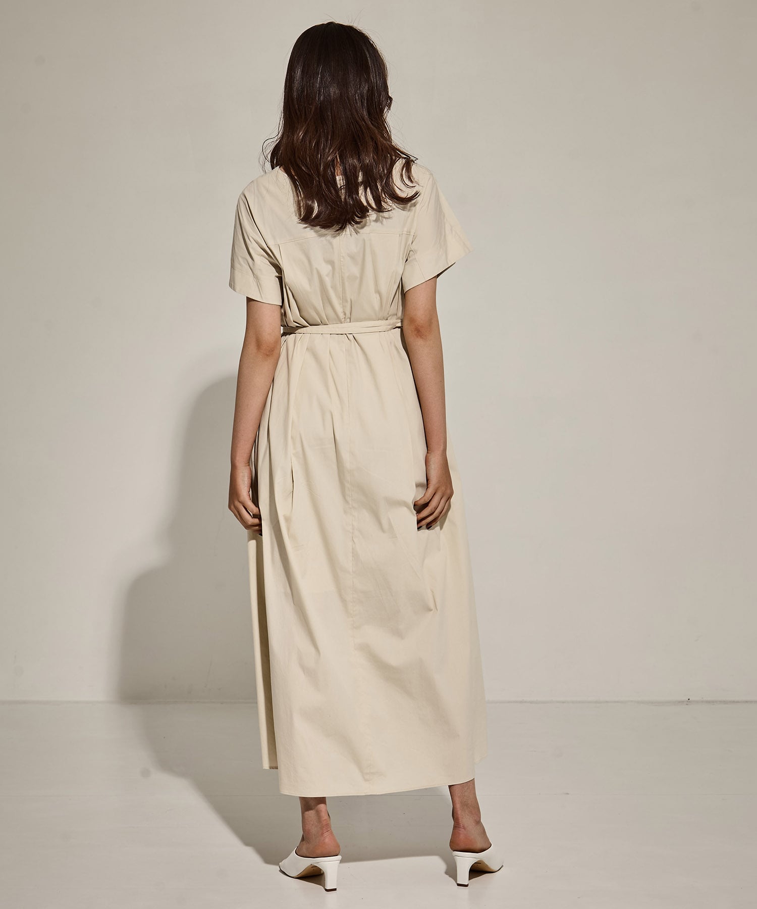 V-Neck Flare Dress STUDIOUS