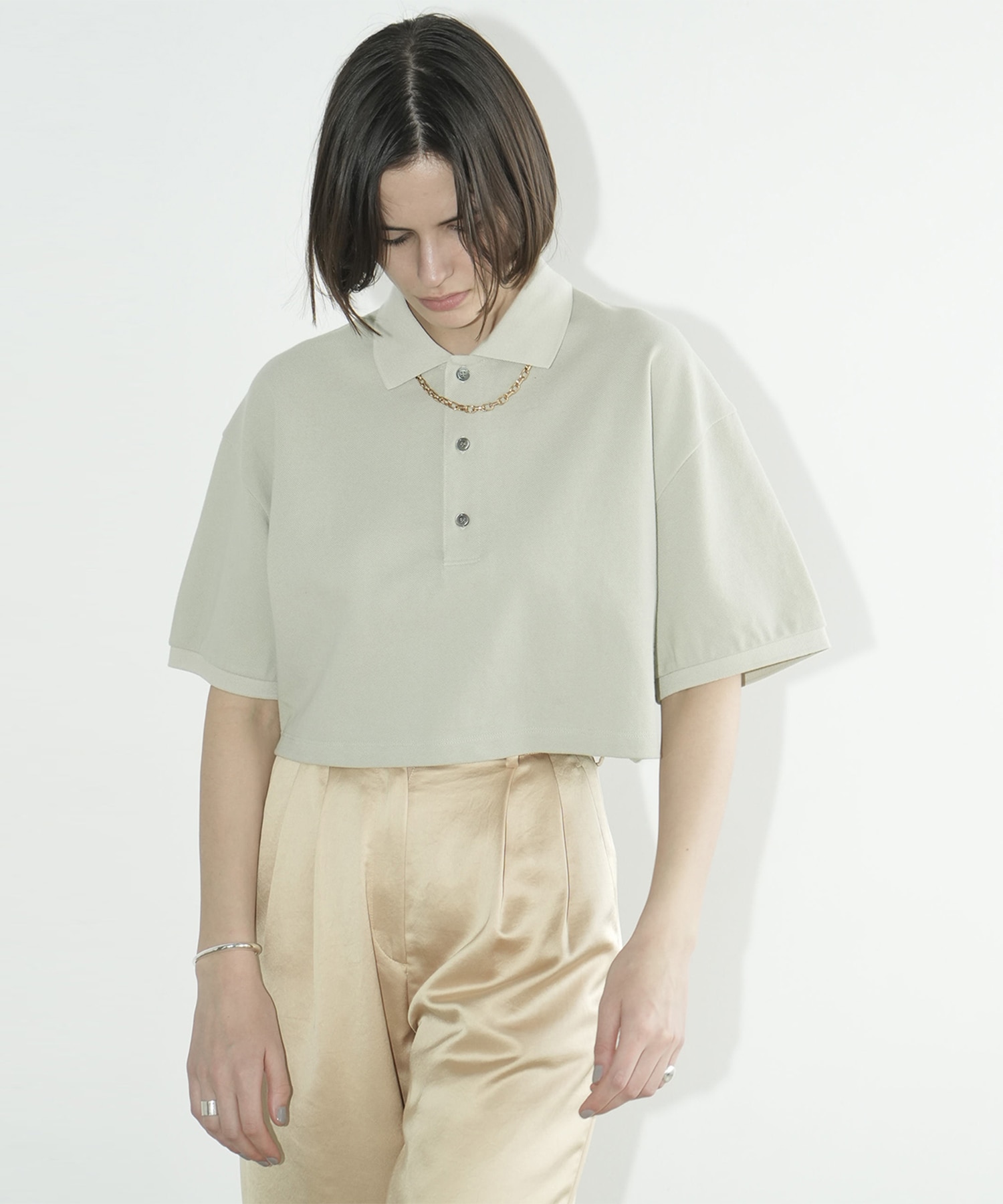 CROPPED POLO TOPS CLANE