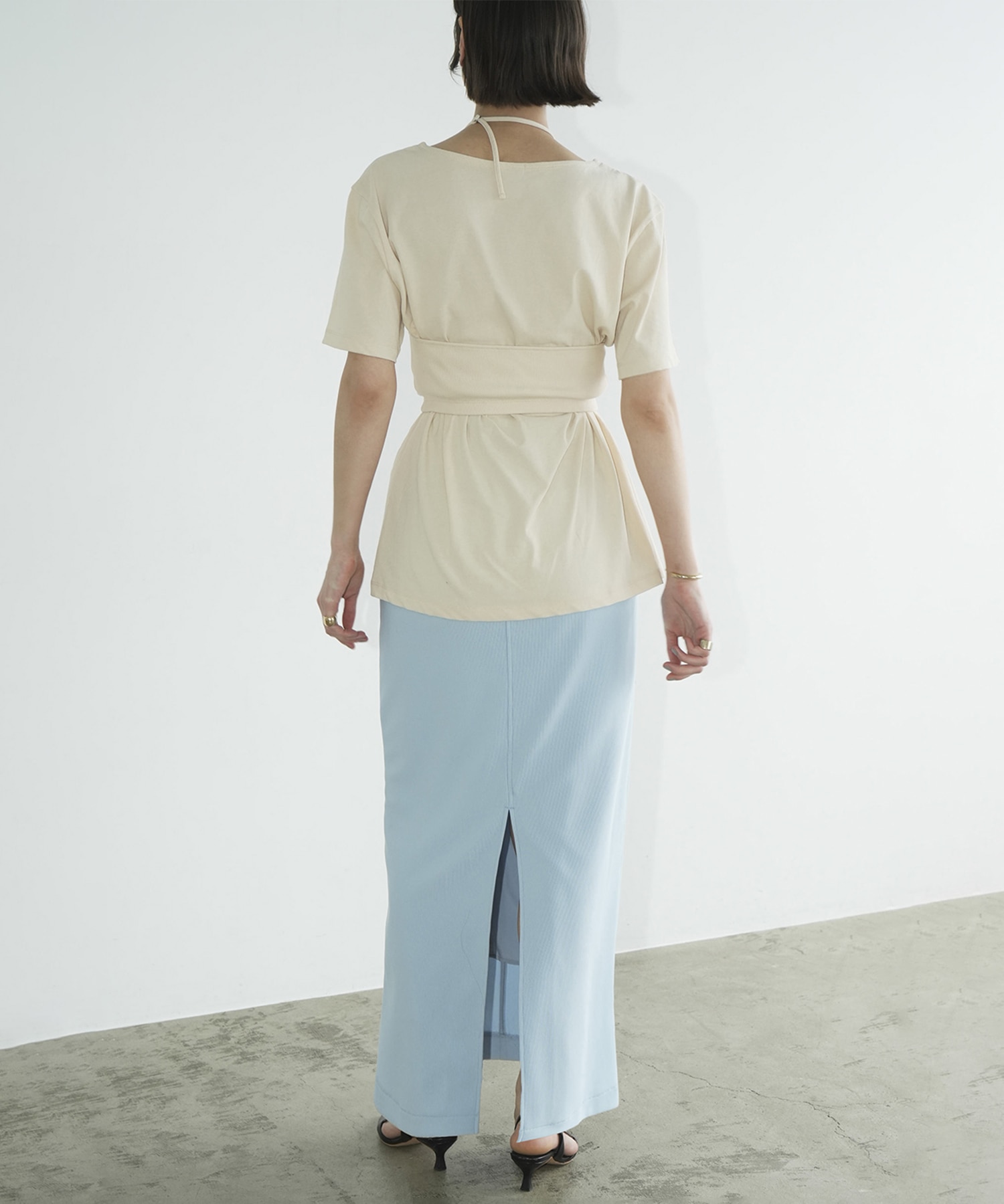 HALTER BUSTIER SET TEE CLANE