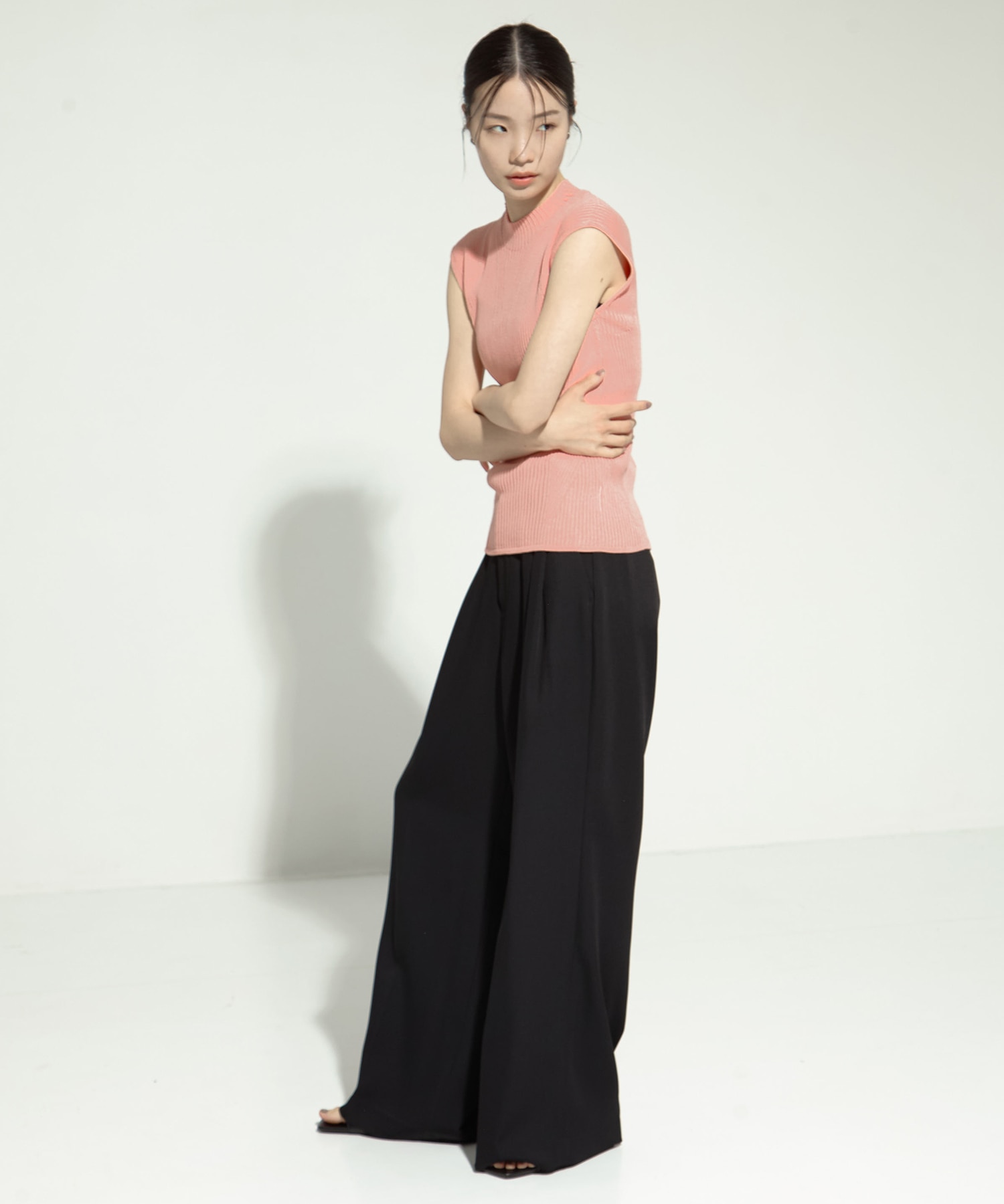 Sleeveless Rib Knit Top STUDIOUS