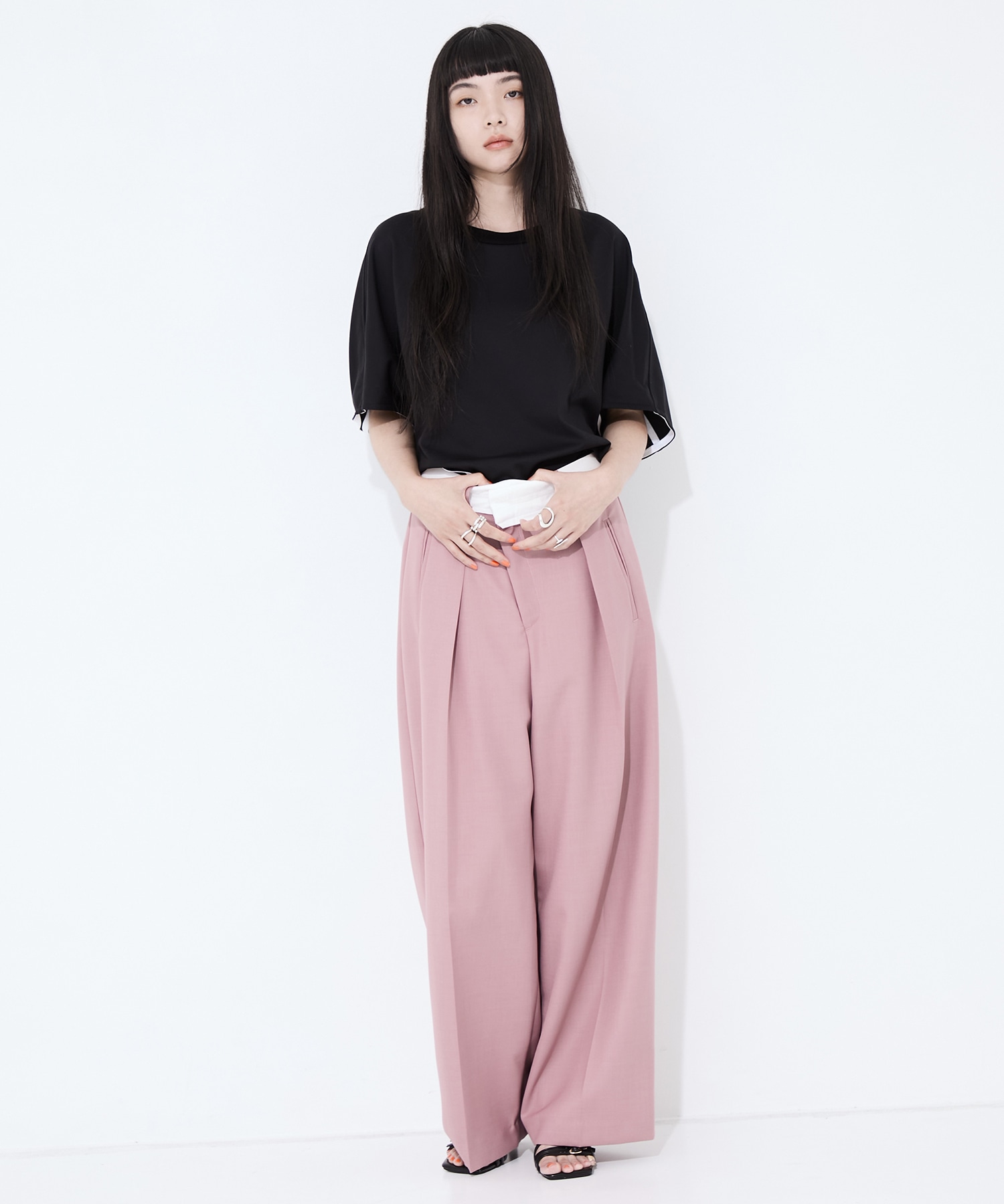 Asymmetric Front Trousers STUDIOUS