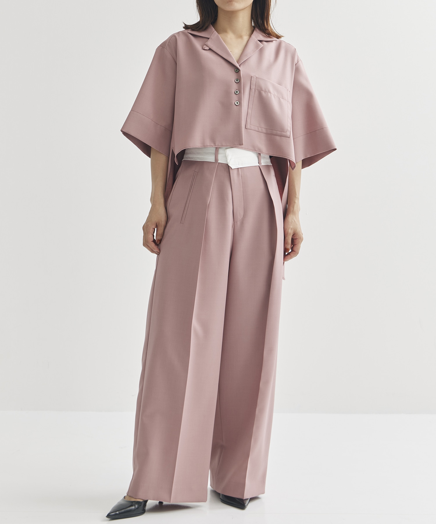 Asymmetric Front Trousers STUDIOUS