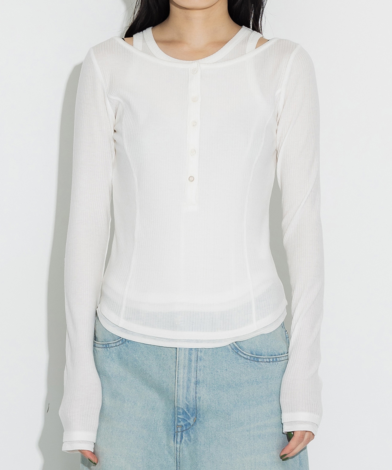 Cashmere Silk Wool Long Tee STUDIOUS